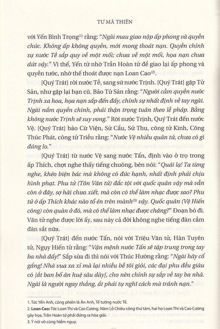 Sử Ký III - Thế Gia