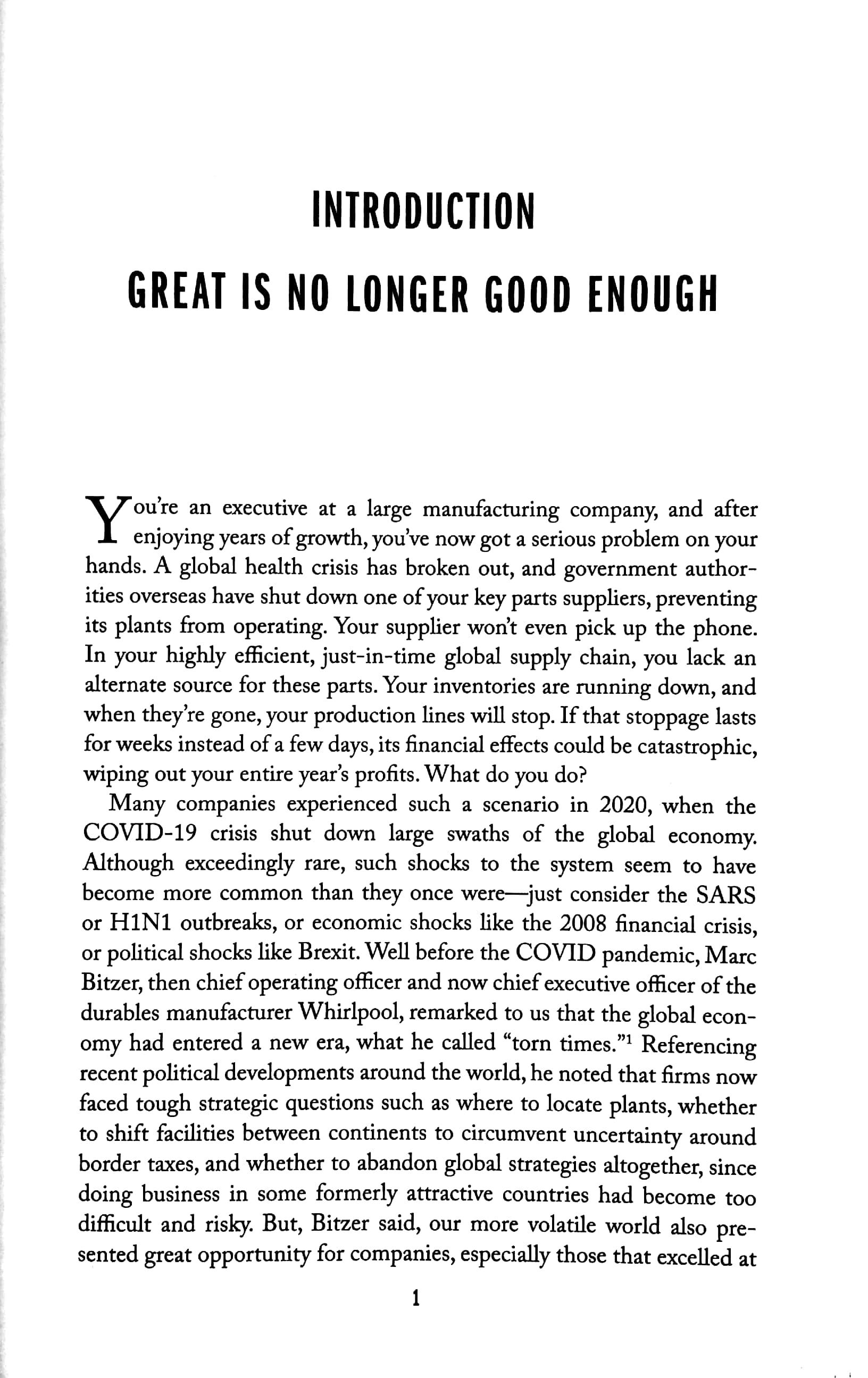 Beyond Great: Nine Strategies For Thriving In An Era Of Social Tension, Economic Nationalism, And Technological Revolution