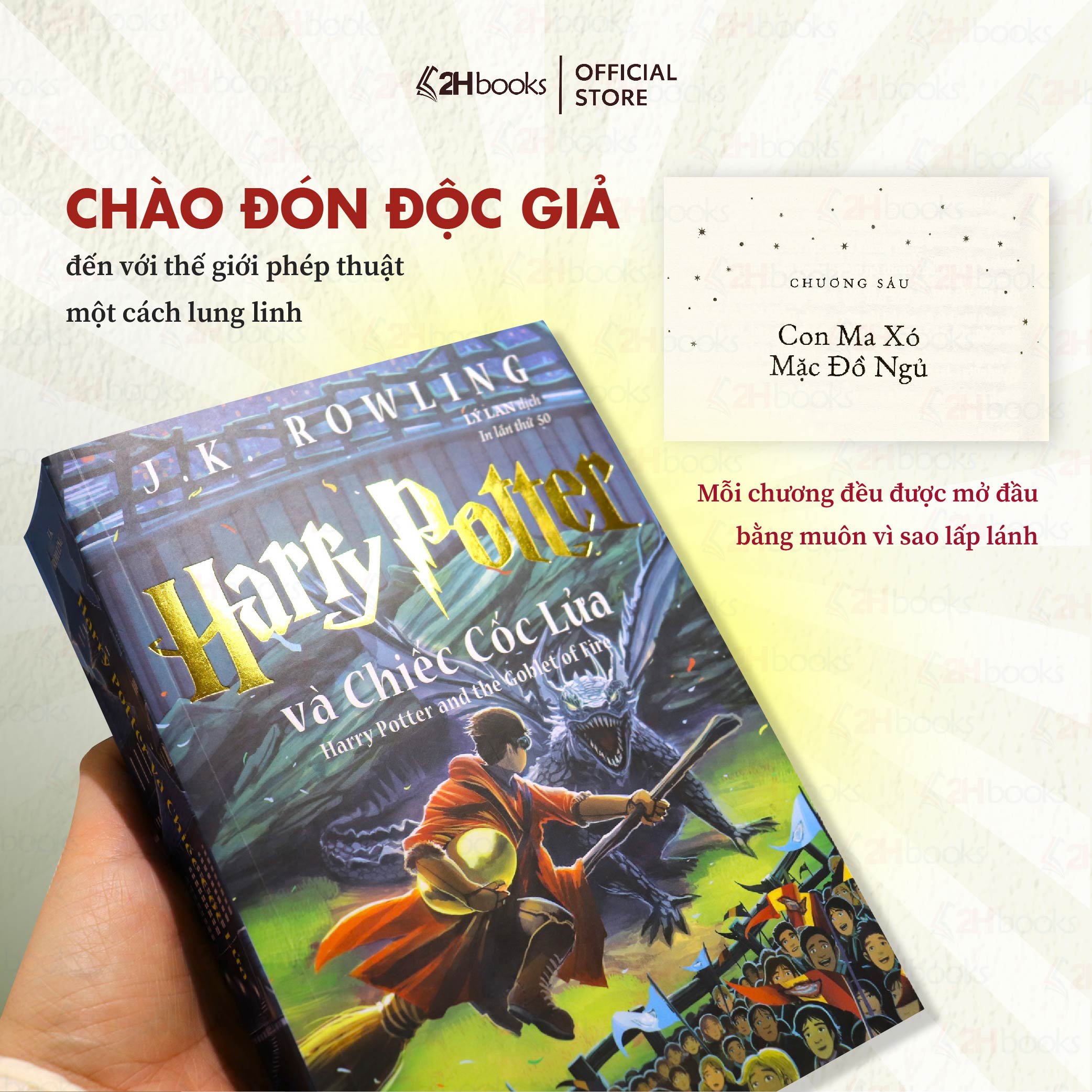Sách- Harry Potter Tập 1-Harry Potter và Hòn Đá Phù Thủy (Tái bản 2023)- 2HBooks