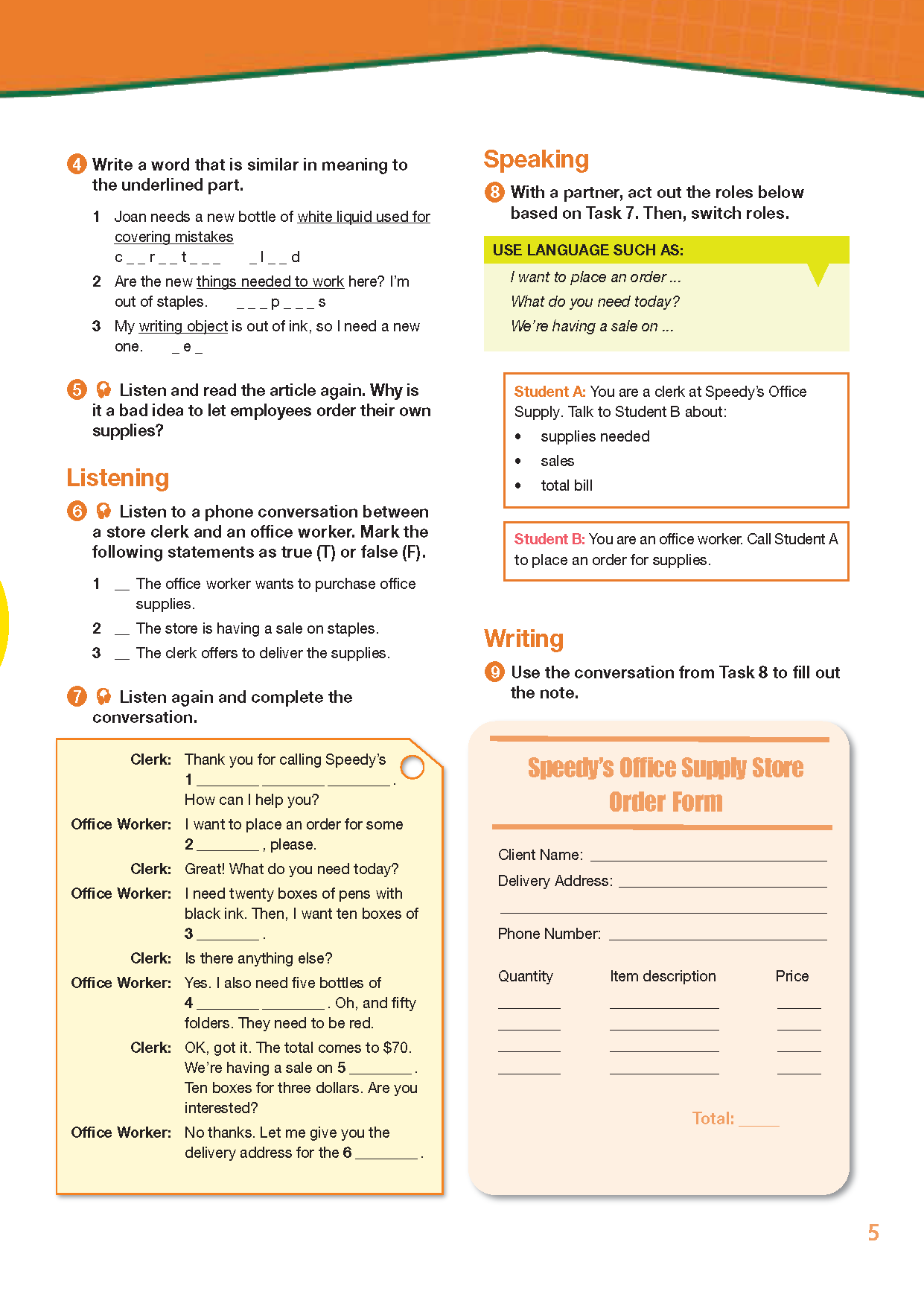 Career Paths Secretarial (Esp) Student