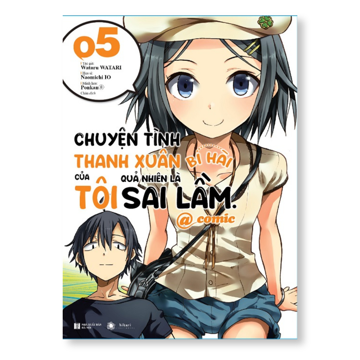Sách - Chuyện tình thanh xuân bi hài của tôi quả nhiên là sai lầm @comic - tập 5 - Thái Hà Books - Hikari