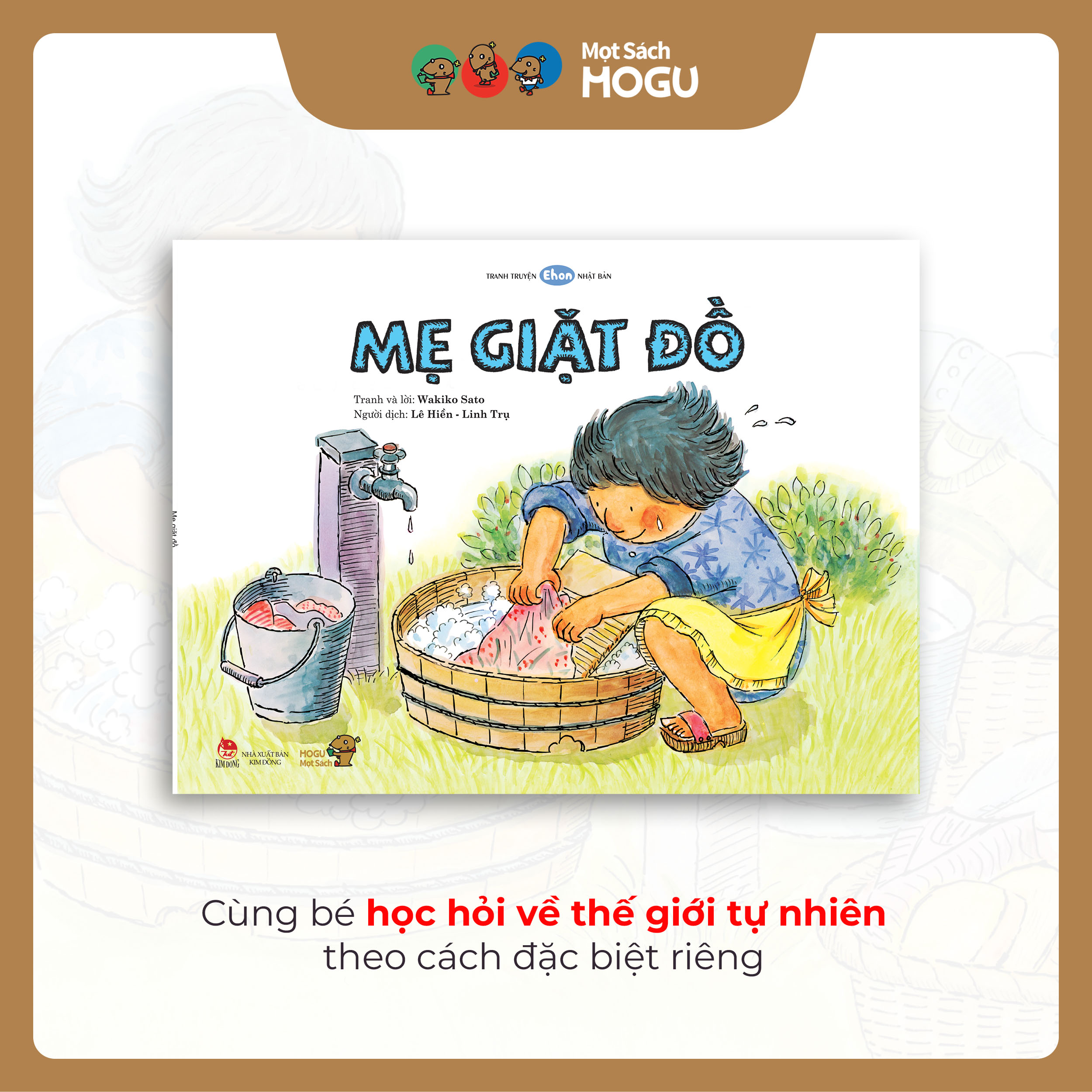 Truyện Ehon bé 3-4-5 tuổi - Bộ 2 cuốn Giúp mẹ việc nhà