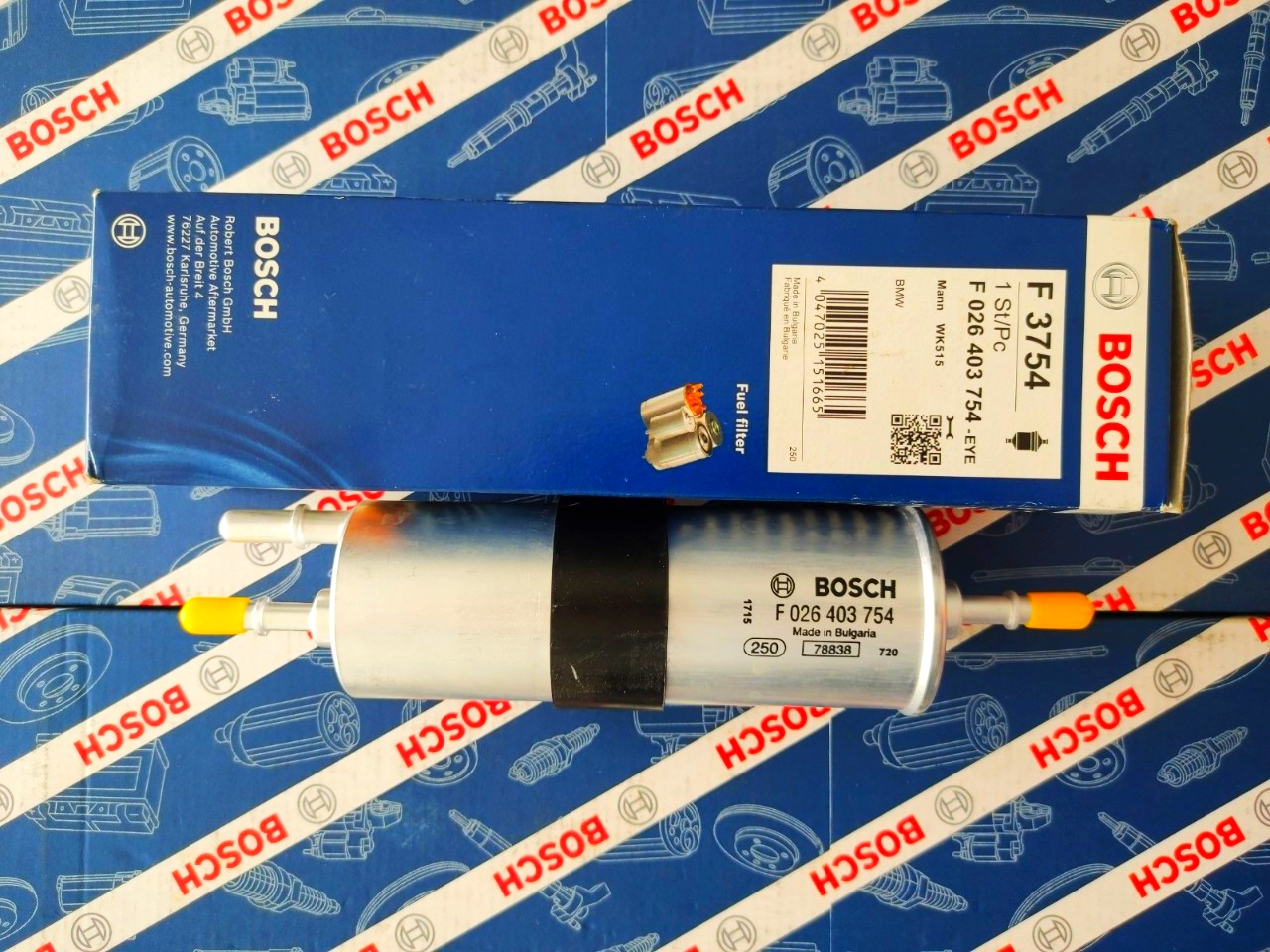 Lọc Nhiên Liệu BMW 3-Series (F30/E90), 5-Series (F10/G30), 7-Series (F02/G12) - Bosch F3754