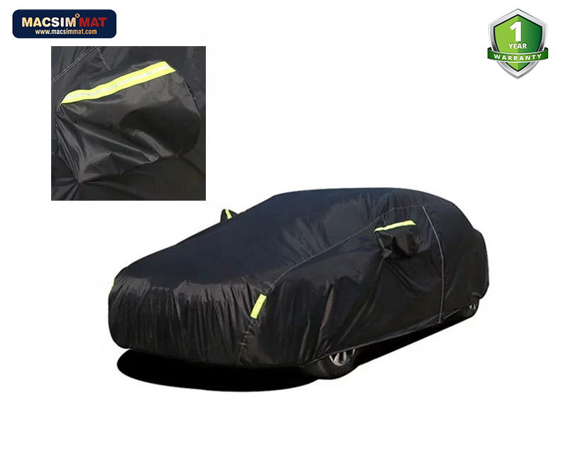 Bạt phủ ô tô Mercedes GLE chất liệu Polyester - màu đen cao cấp MACSIM