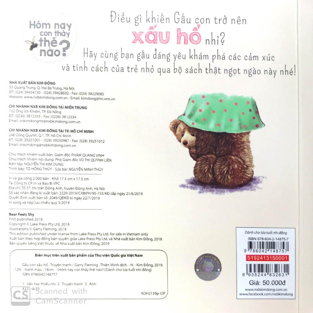 Hôm Nay Con Thấy Thế Nào - Gấu Con Xấu Hổ