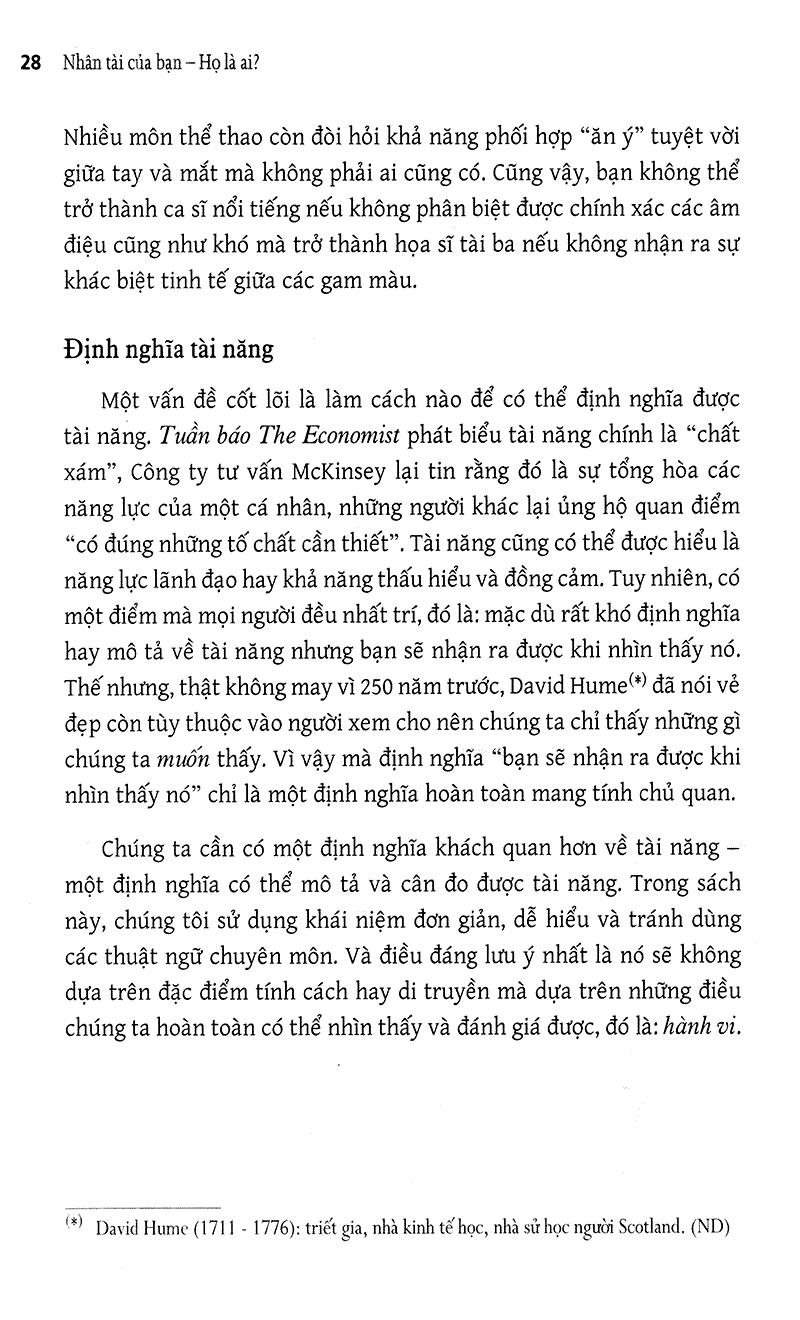 Nhân Tài Của Bạn - Họ Là Ai?