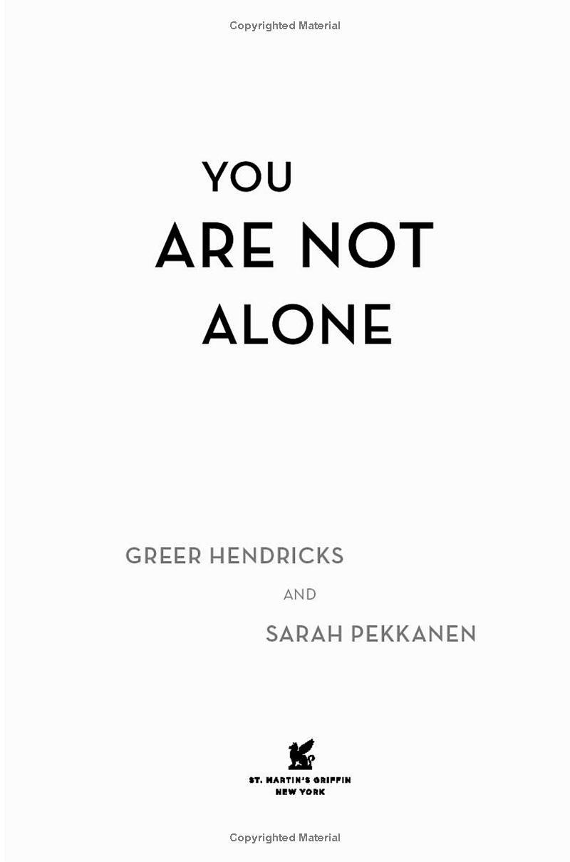 You Are Not Alone