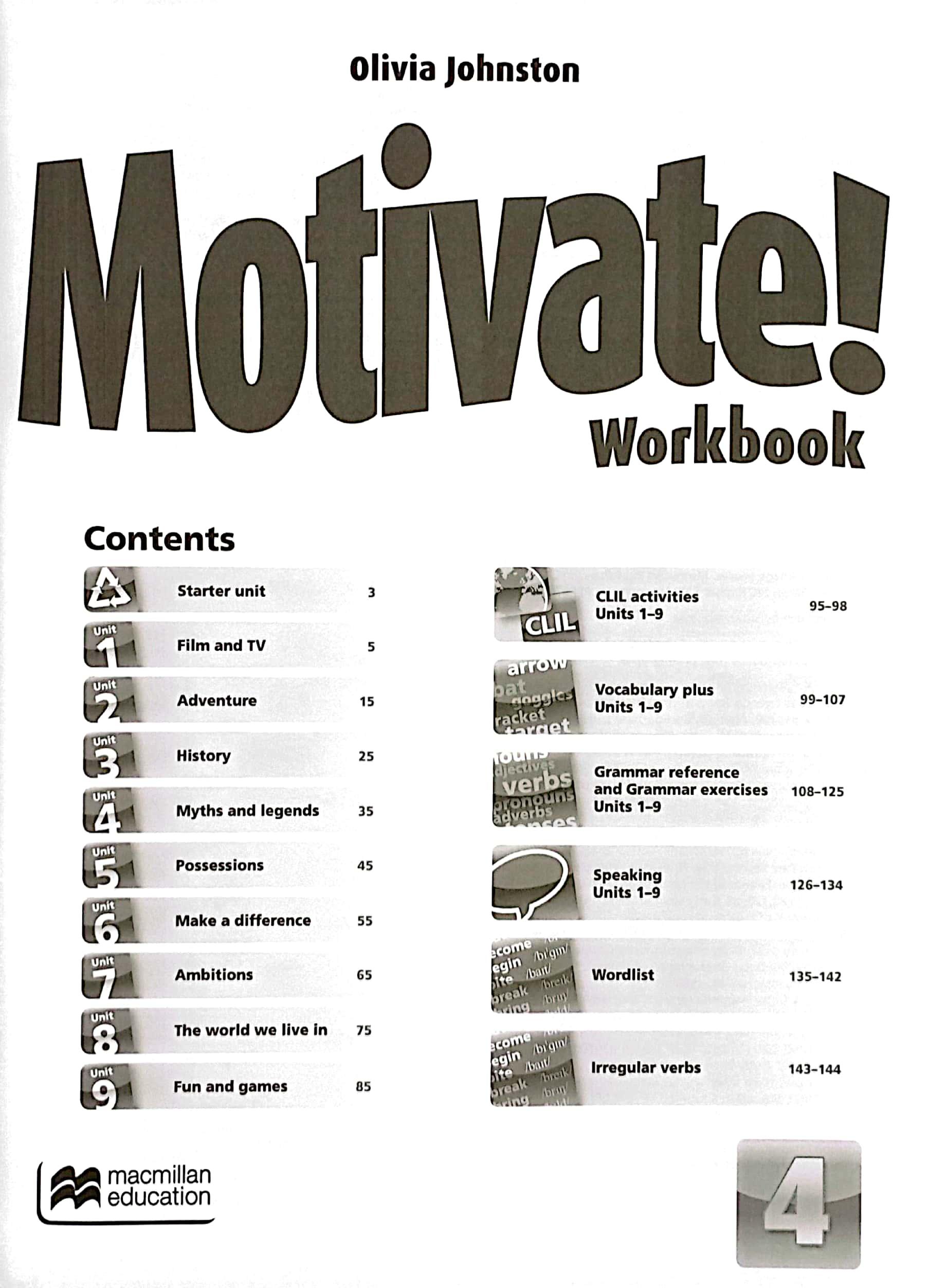 Motivate! 4 Workbook With Audio CD