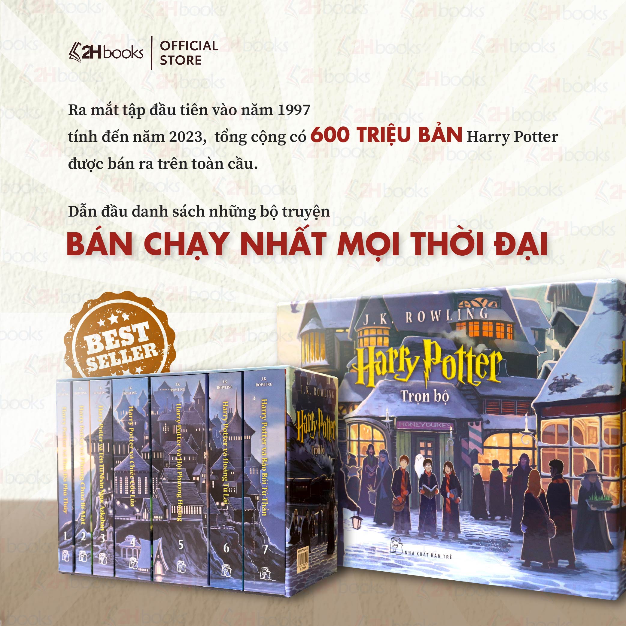 Sách- Harry Potter Tập 1-Harry Potter và Hòn Đá Phù Thủy (Tái bản 2023)- 2HBooks