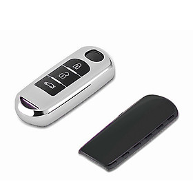 Ốp chìa khóa, bọc khóa tráng gương xe Mazda 2, mazda 3, mazda6, CX8, CX5, CX3, CX30 kèm móc treo