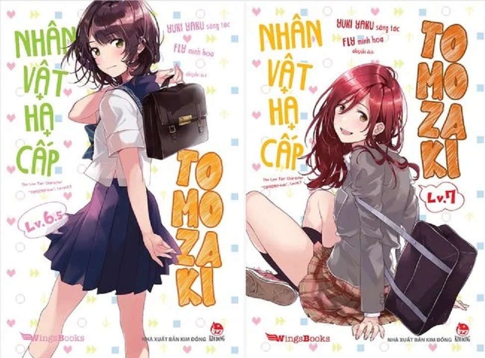 Sách - Nhân vật hạ cấp Tomozaki (combo 8 tập T1-7, bản phổ thông)