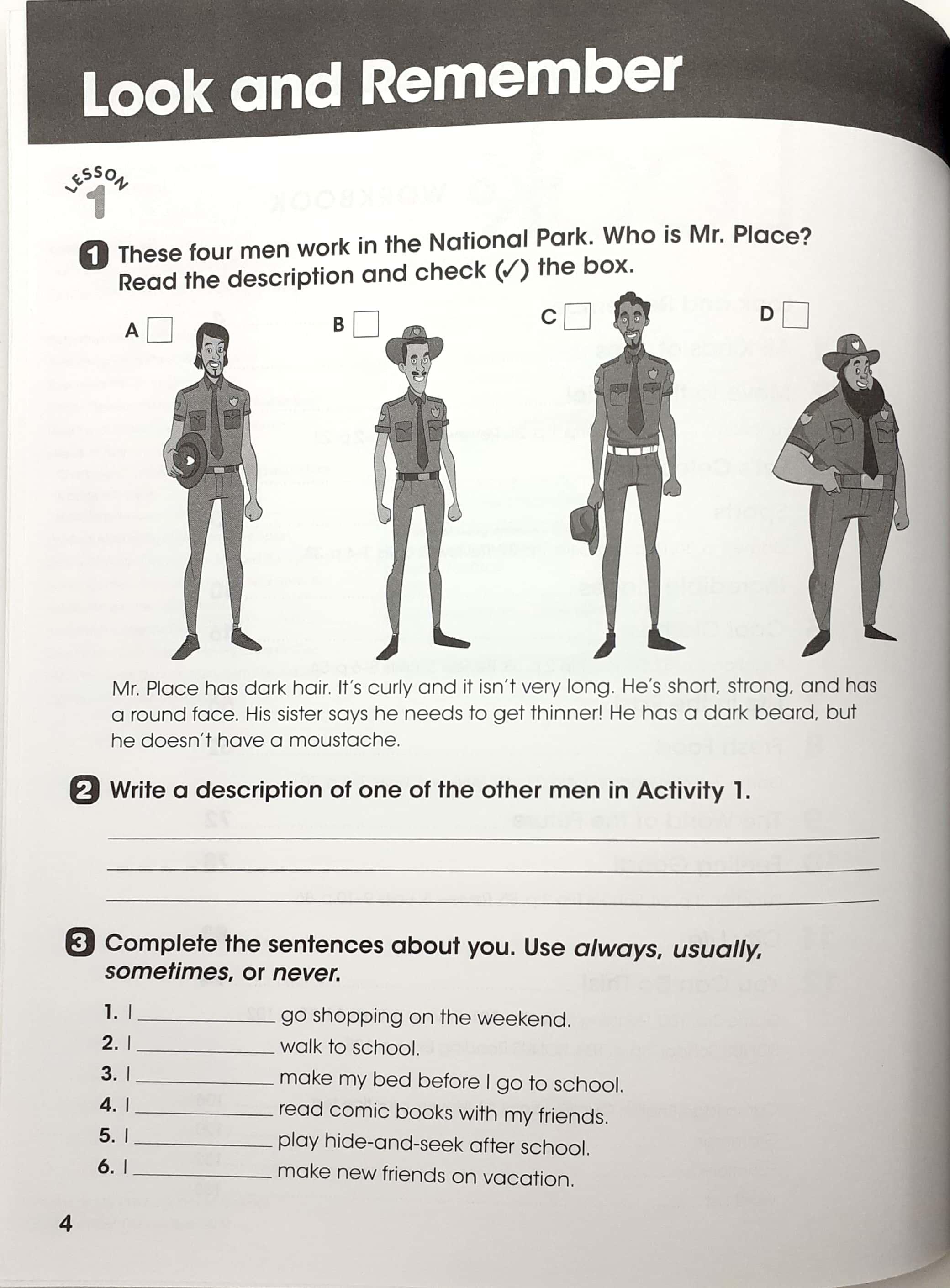 Look 4: Workbook With Online Practice