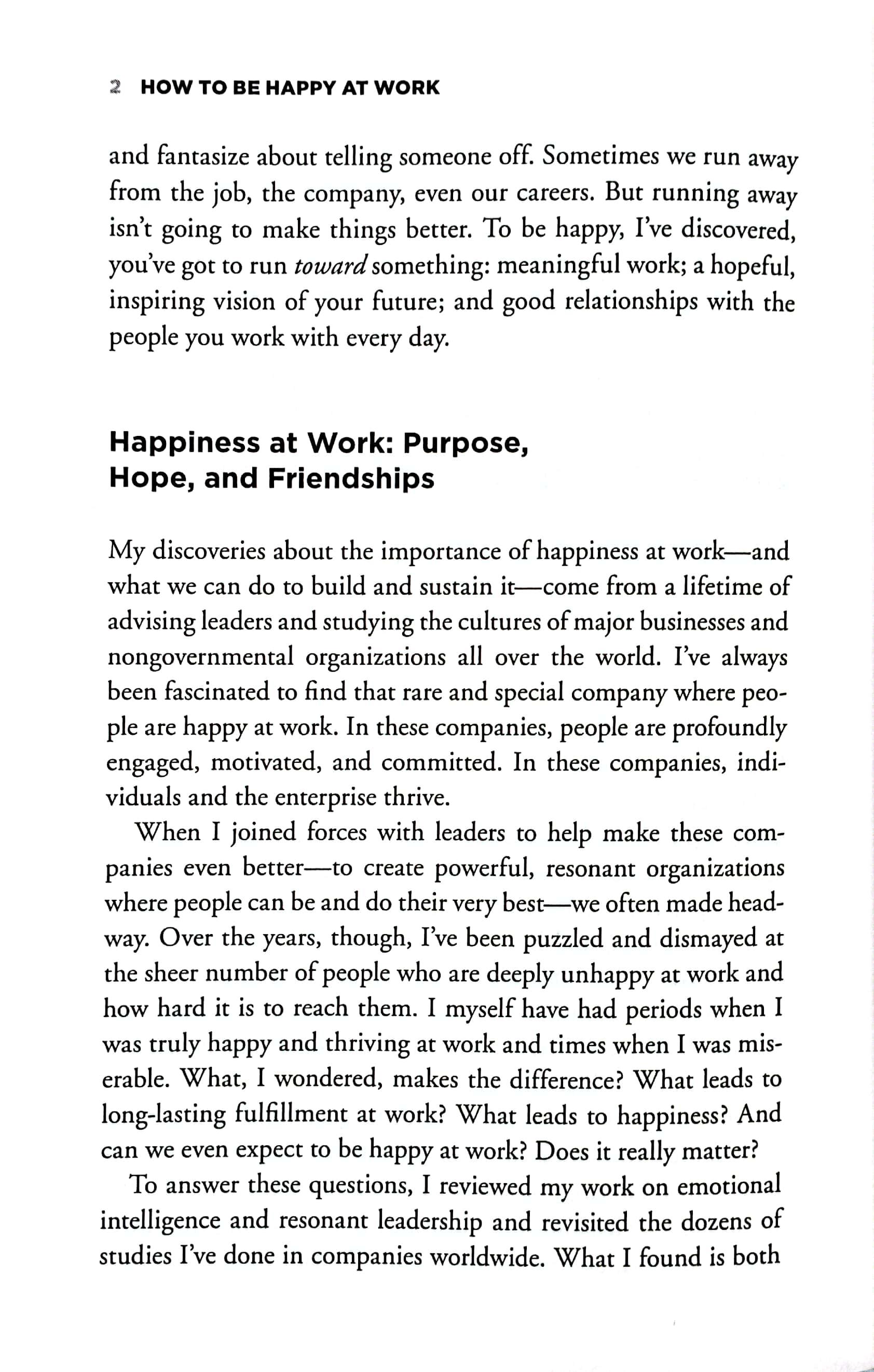 How to Be Happy at Work