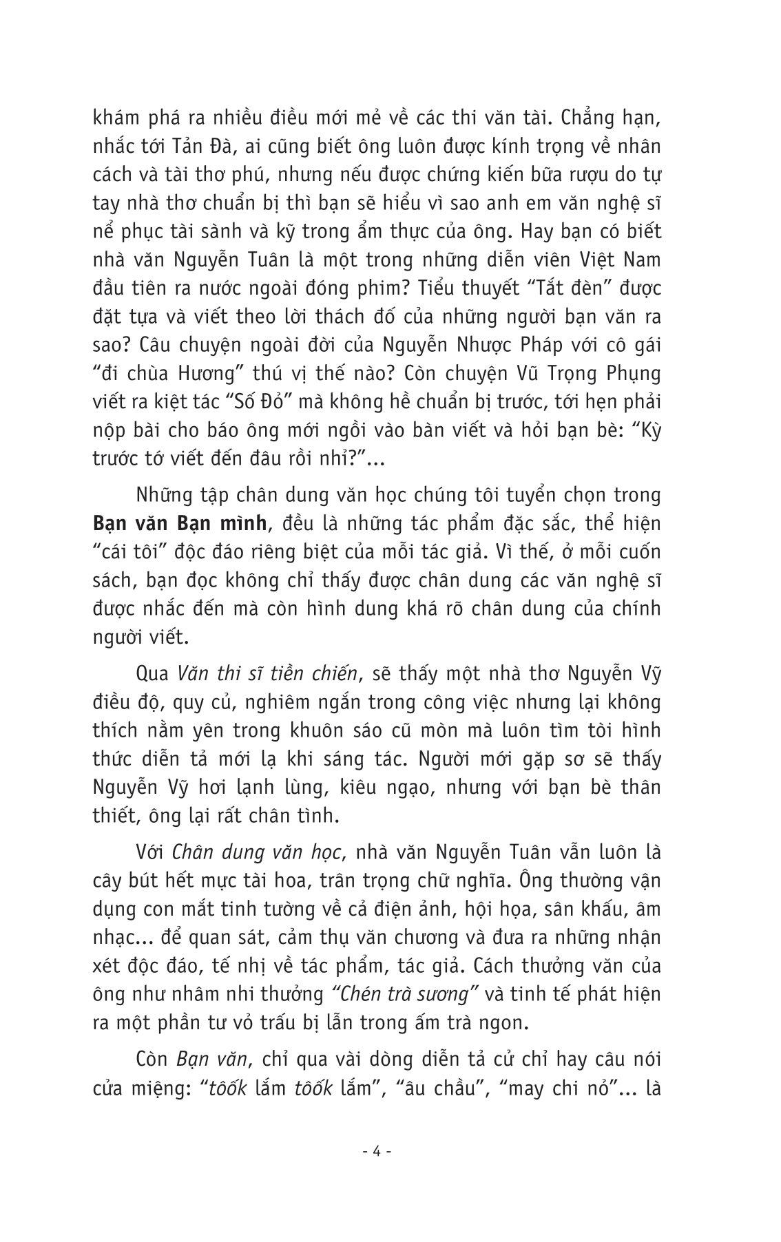 Bạn Văn Bạn Mình: Mười Chín Chân Dung Nhà Văn Cùng Thời