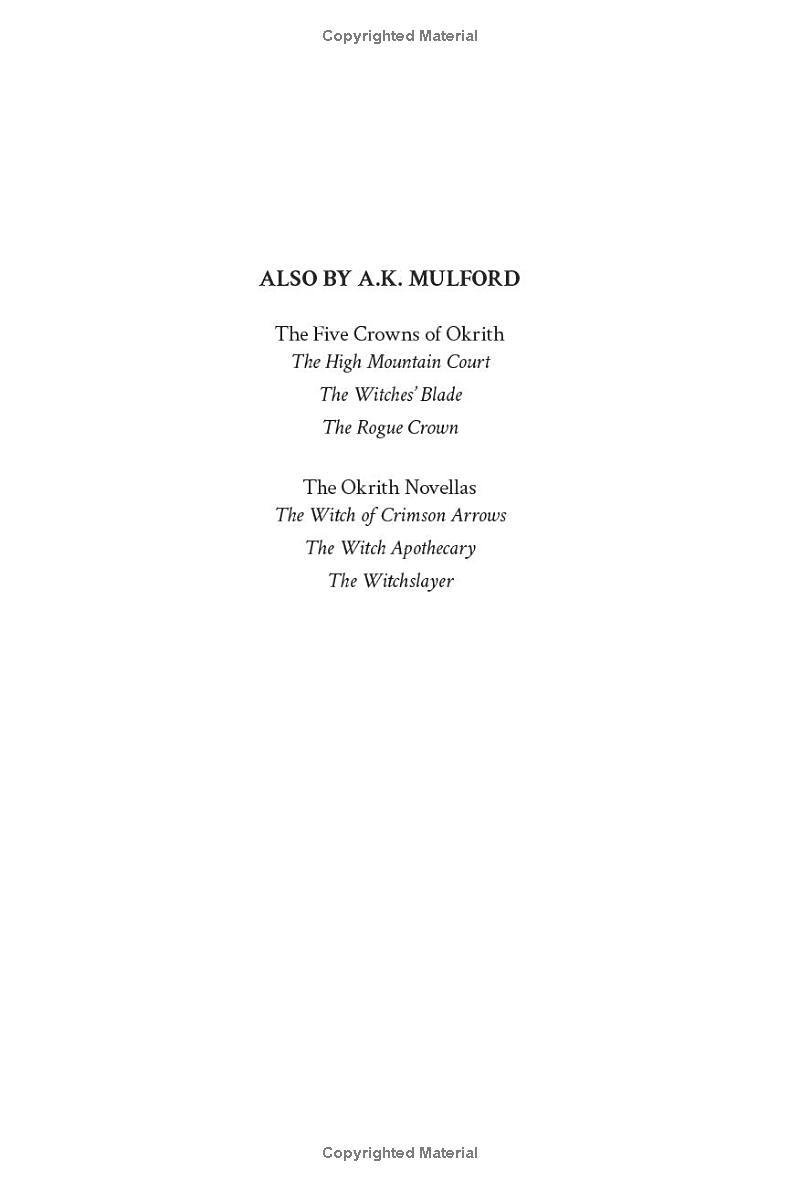 The Five Crowns Of Okrith 1: The High Mountain Court