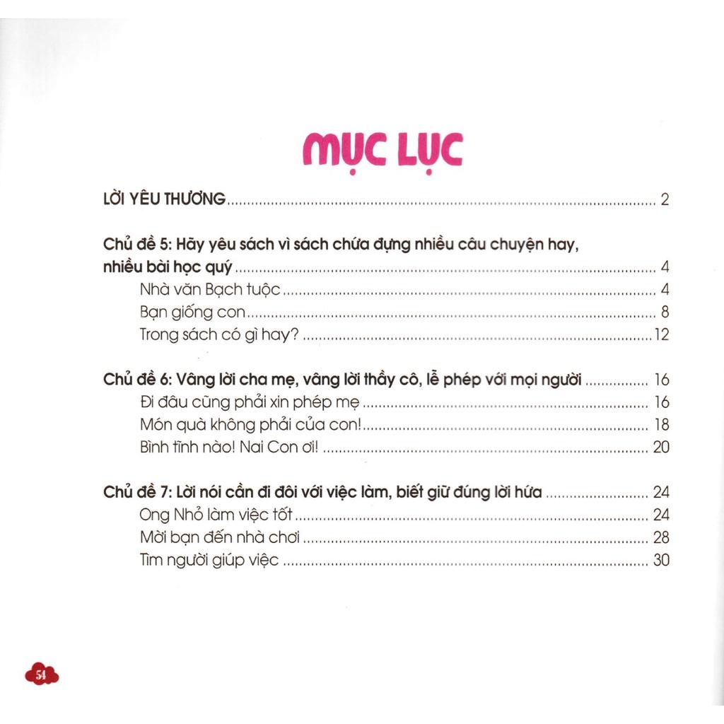 Nuôi Dưỡng Tâm Hồn Trẻ Thơ - Tập 4: Nhà Văn Bạch Tuộc (Dành Cho Trẻ Từ 3 Đến 6 Tuổi)