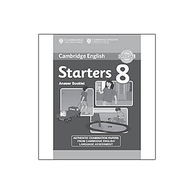 Cambridge English Young Learners 8 Starters