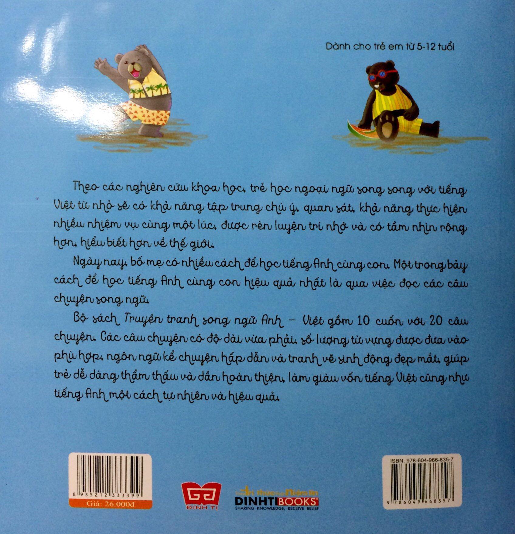 Sách Nuôi Dưỡng Tâm Hồn Truyện Tranh Song Ngữ Anh Việt - Bé Học Lựa Chọn Theo Tình Huống