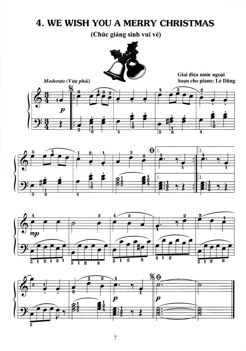 Piano Cho Thiếu Nhi - Tập 4 (Kèm CD + links tải MP3)
