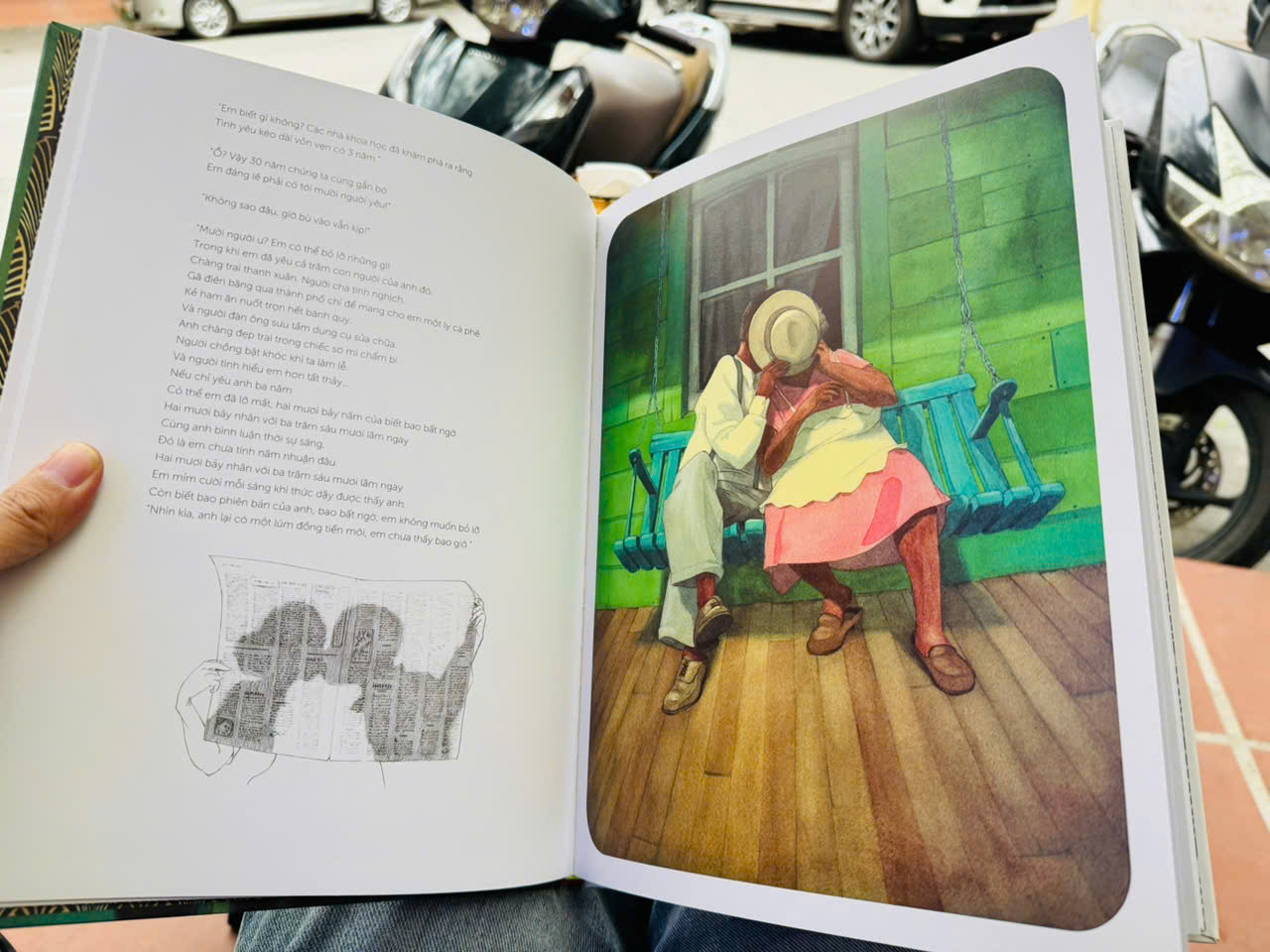 (Có tặng kèm postcard) KHI YÊU – Hélène Delforge & Quentin Gre – Nguyệt Ánh dịch – Nho Xanh – NXB Phụ nữ Việt Nam