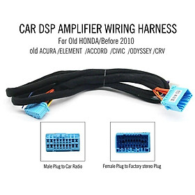 DÂY CẮM AMPLY/DSP, KẾT NỐI ĐẦU NGUYÊN BẢN CHO XE Ô TÔ HONDA ACCORD, CR-V, JAZZ, CITY, CIVIC, CHUẨN PLUG AND PLAY.