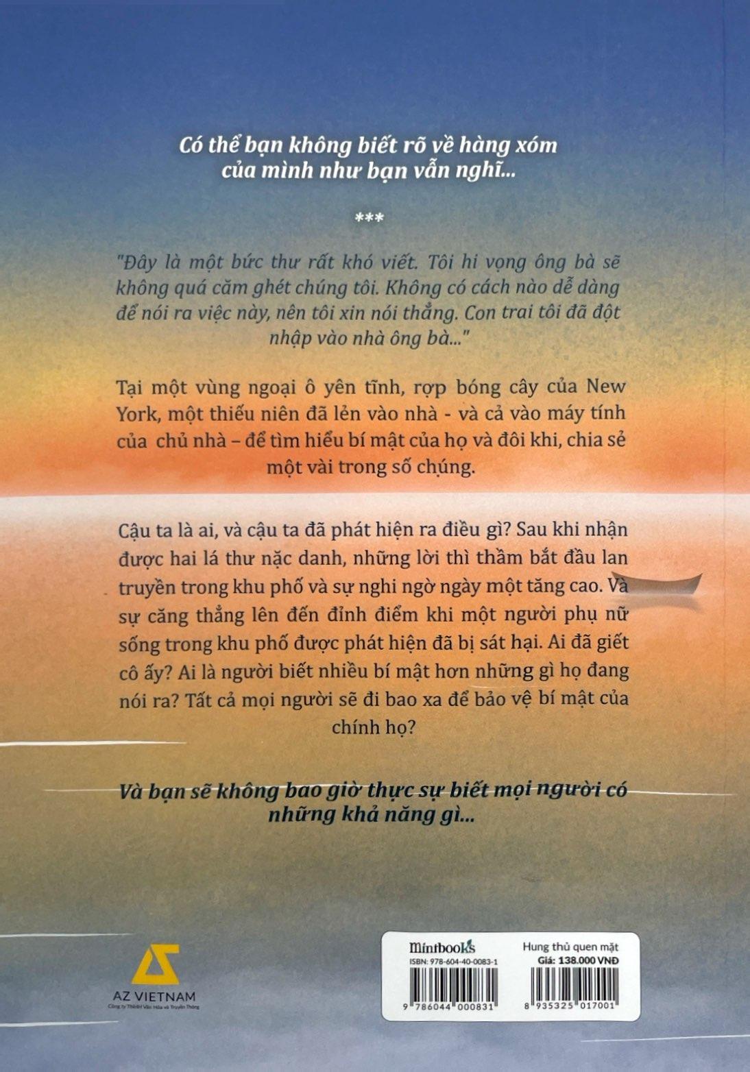 Hung Thủ Quen Mặt - Tặng Kèm Bookmark