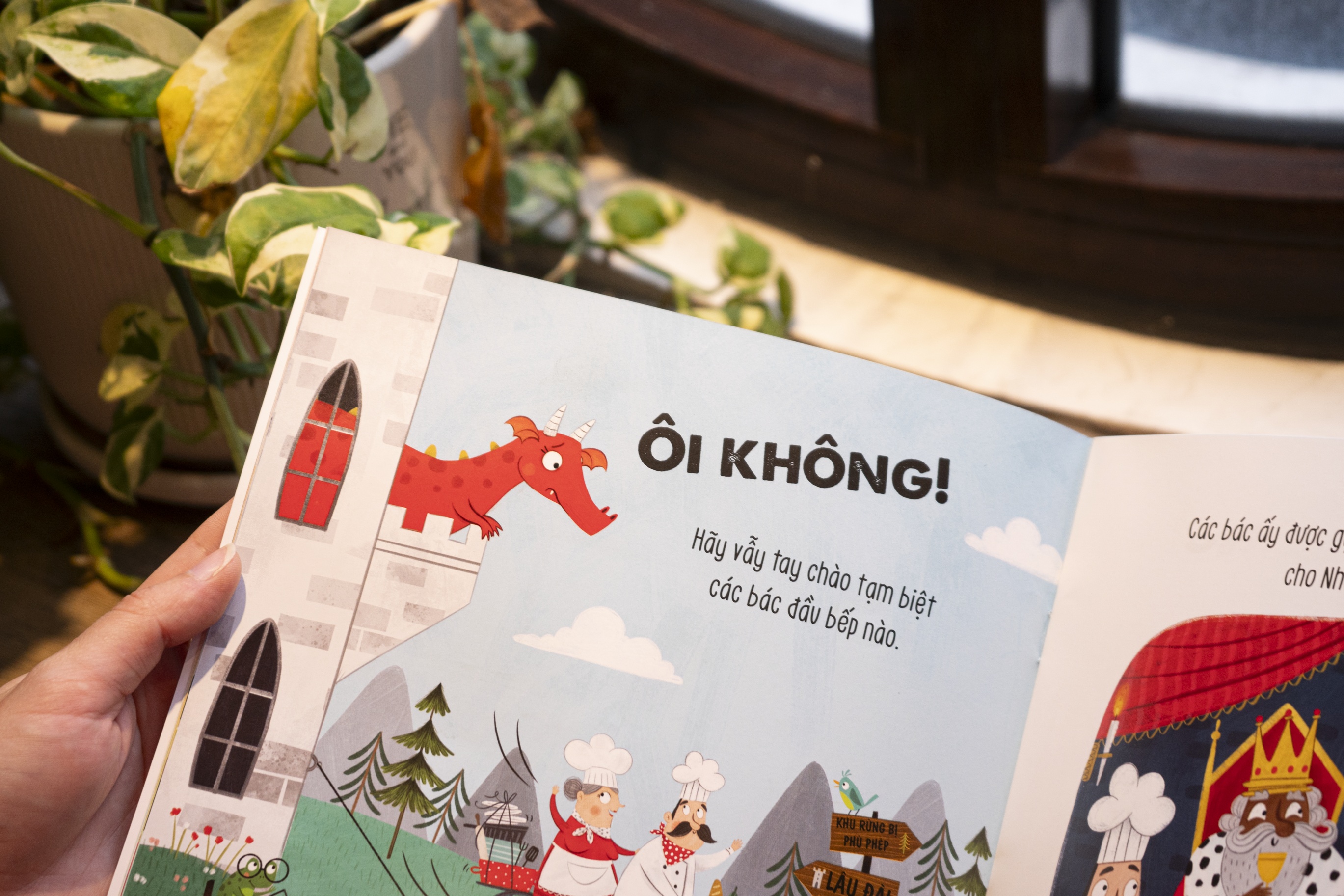 Sách - Sách kể chuyện tương tác tình huống – Truyện kể về Rồng con - Đinh Tị Books