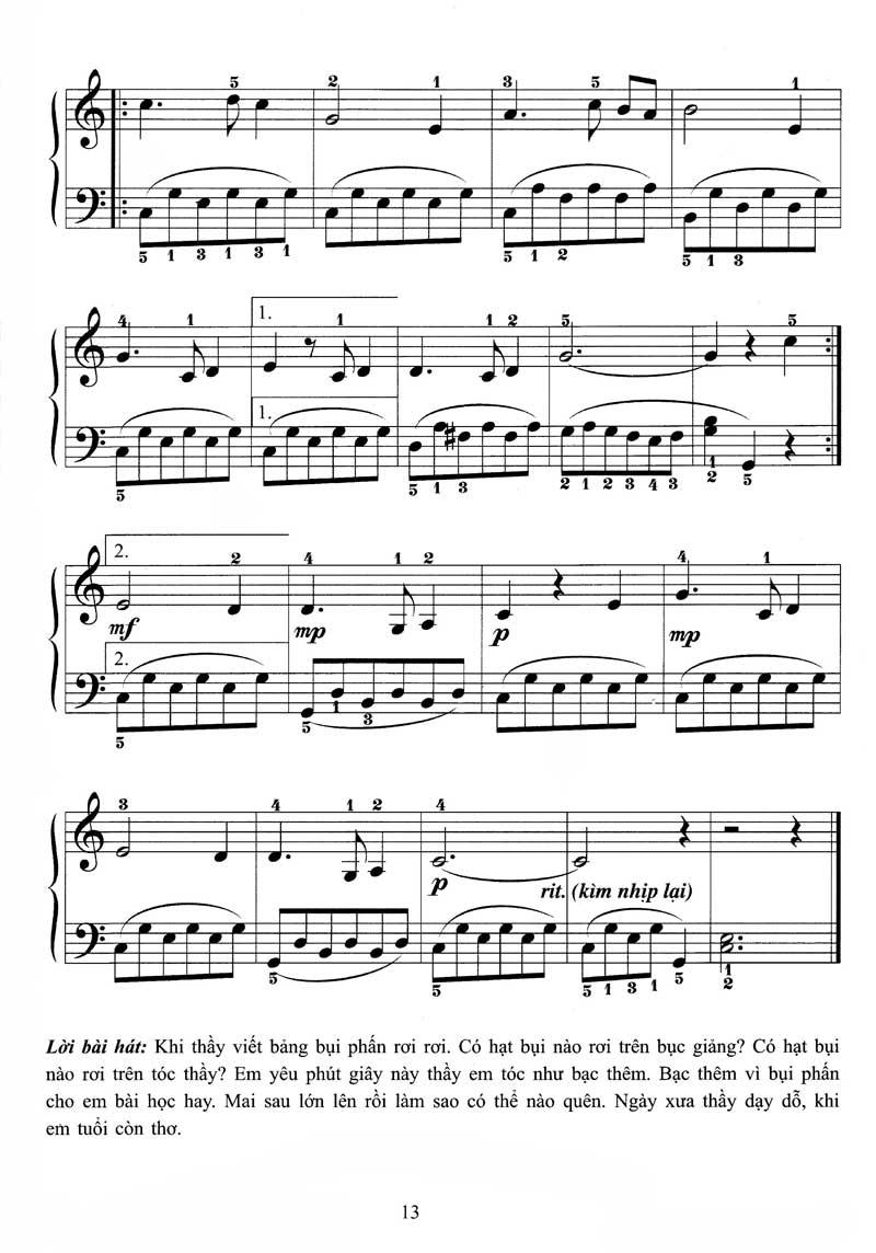 Piano Cho Thiếu Nhi - Tập 4 (Kèm CD + links tải MP3)