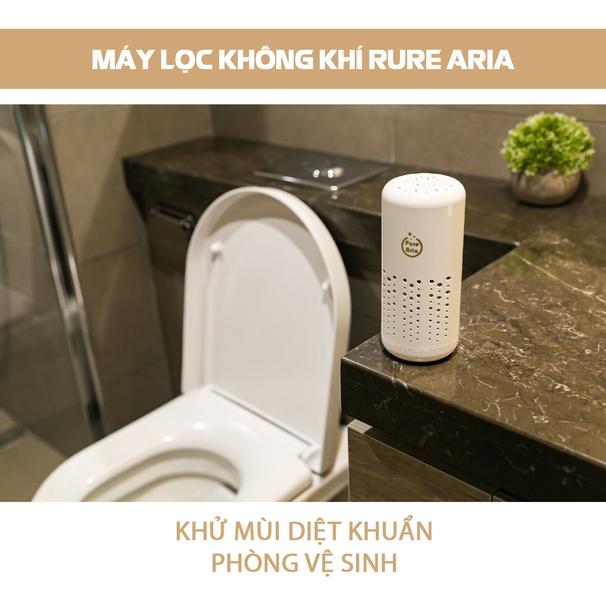 Máy Lọc Không Khí AIR-Q Pure Aria Q58-1 Màu Đen