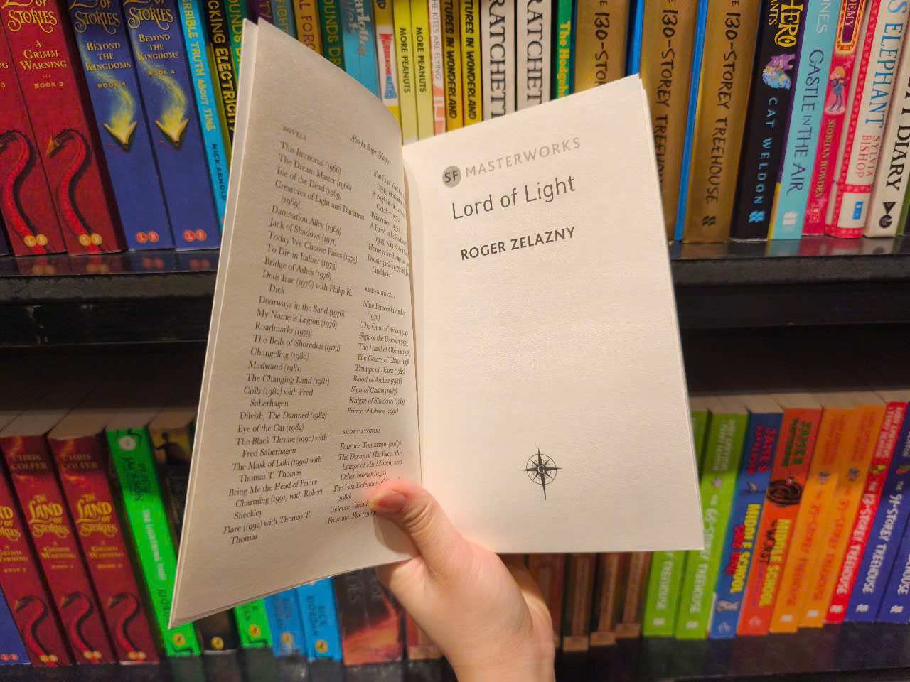 Sách - Lord Of Light (S.F. MASTERWORKS) by Roger Zelazny - Sách tiếng anh, bìa mềm