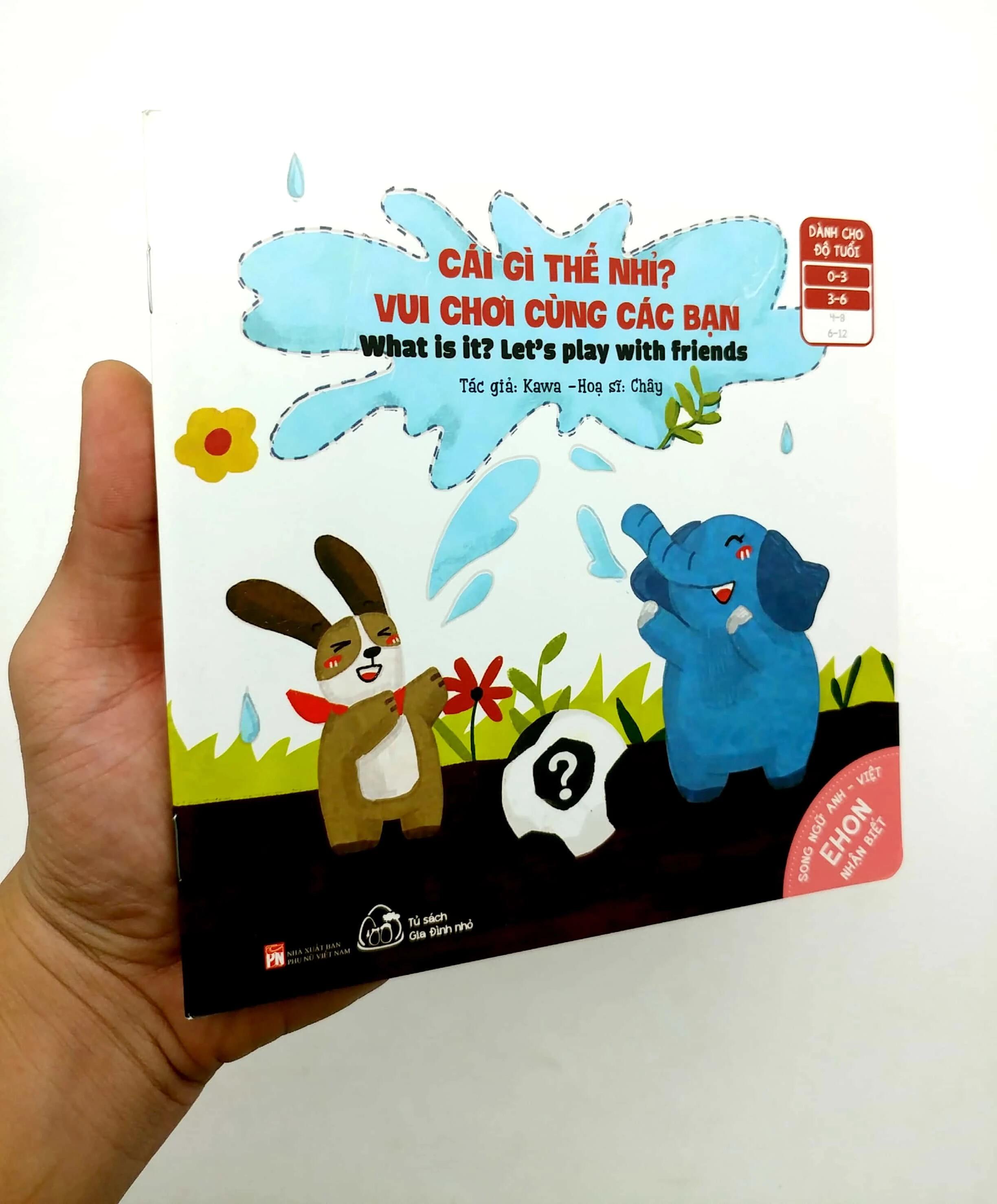 Sách Ehon Nhận Biết Cái Gì Thế Nhỉ? - Vui Chơi Cùng Các Bạn