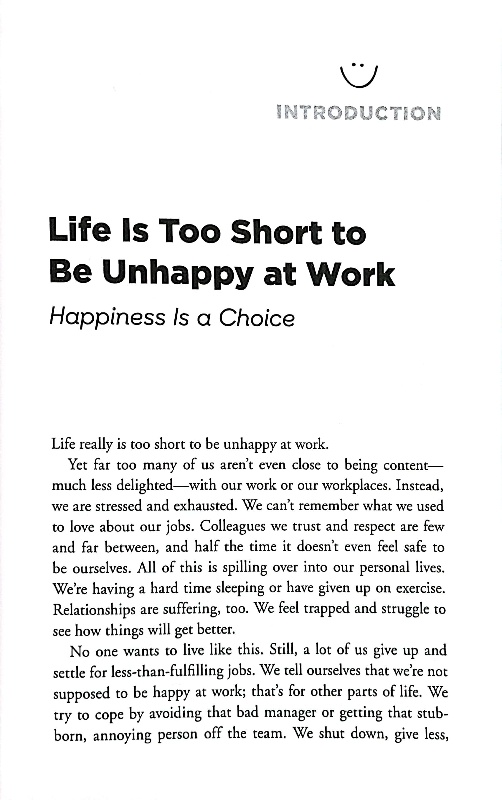 How to Be Happy at Work