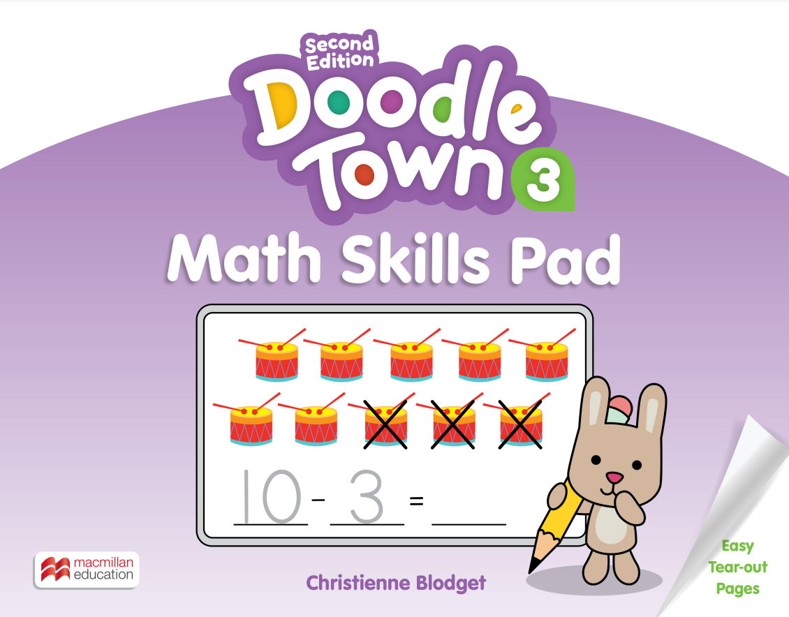 Doodle Town Level 3 Math Skills Pad 2nd Edition