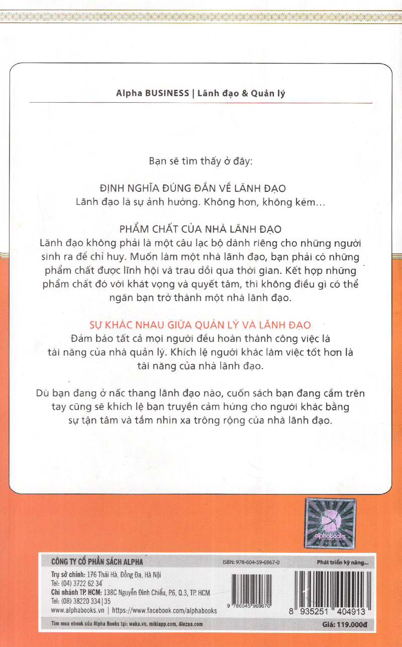 Phát Triển Kỹ Năng Lãnh Đạo ( Tặng Bookmark Sáng Tạo )
