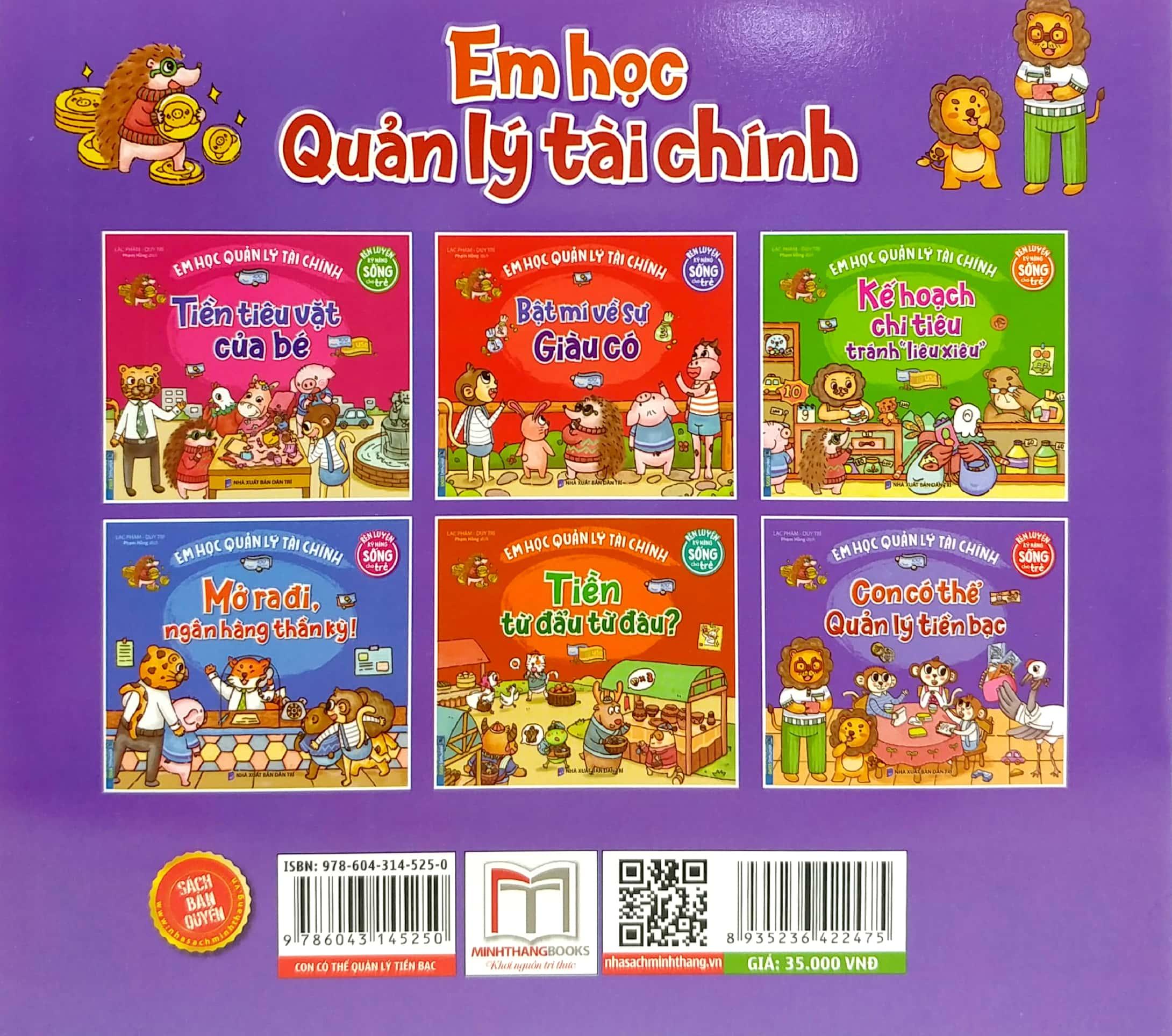 Rèn Luyện Kỹ Năng Sống Cho Trẻ - Em Học Quản Lý Tài Chính - Con Có Thể Quản Lý Tiền Bạc