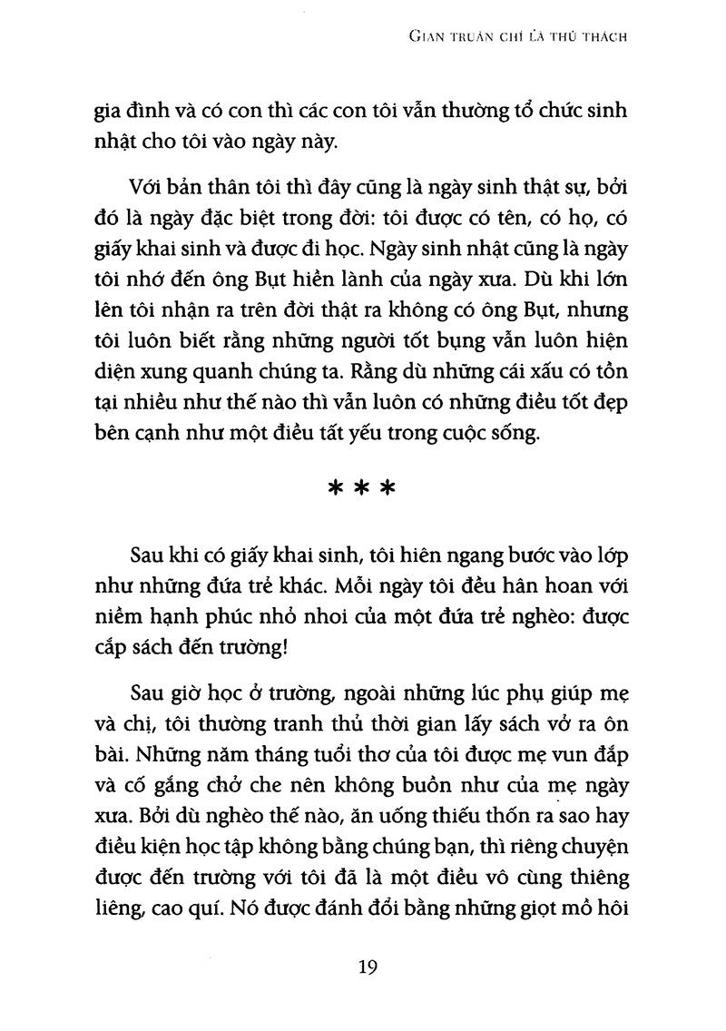 Gian Truân Chỉ Là Thử Thách
