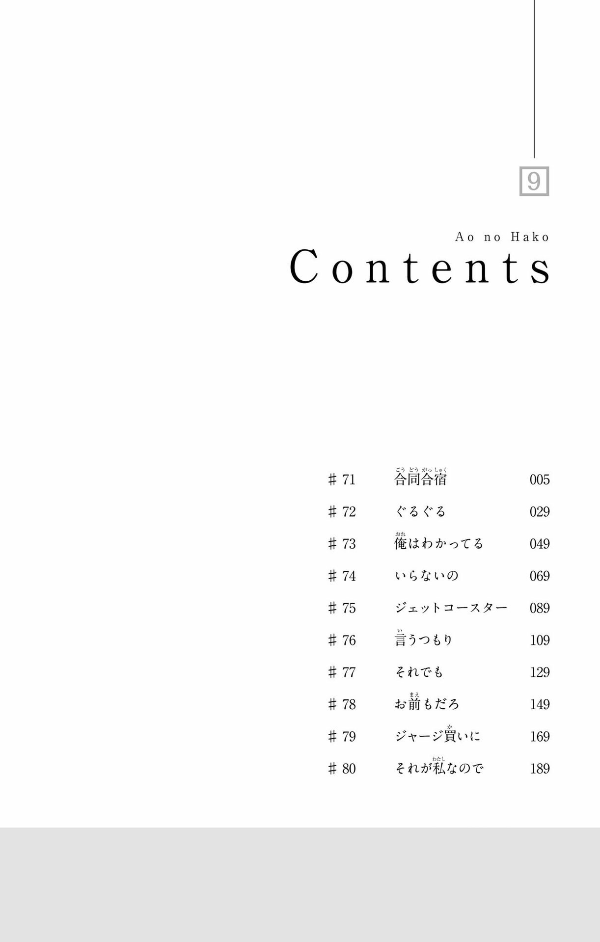 Ao no Hako 9 - Blue Box 9 (Japanese Edition)