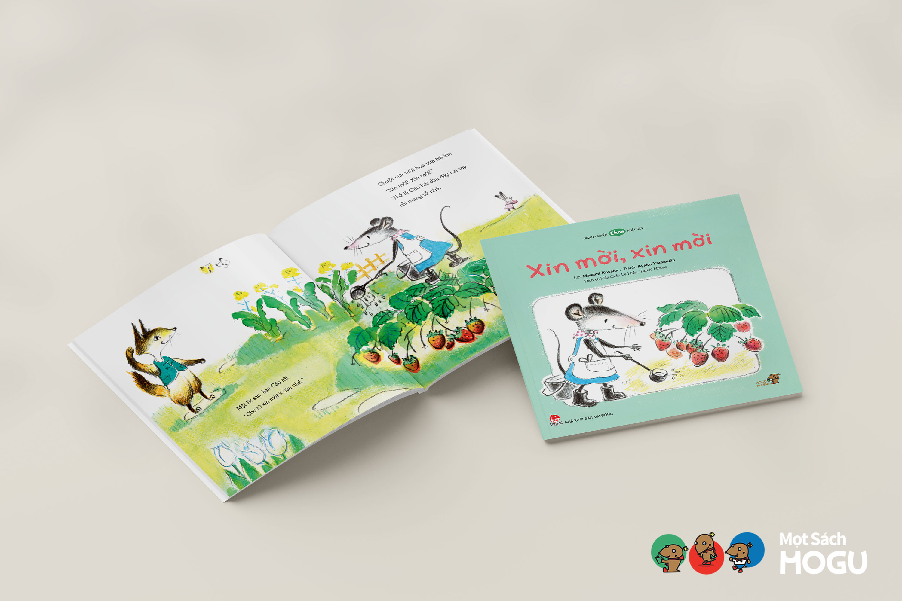 Truyện Ehon bé 3-4-5 tuổi - Xin mời, xin mời