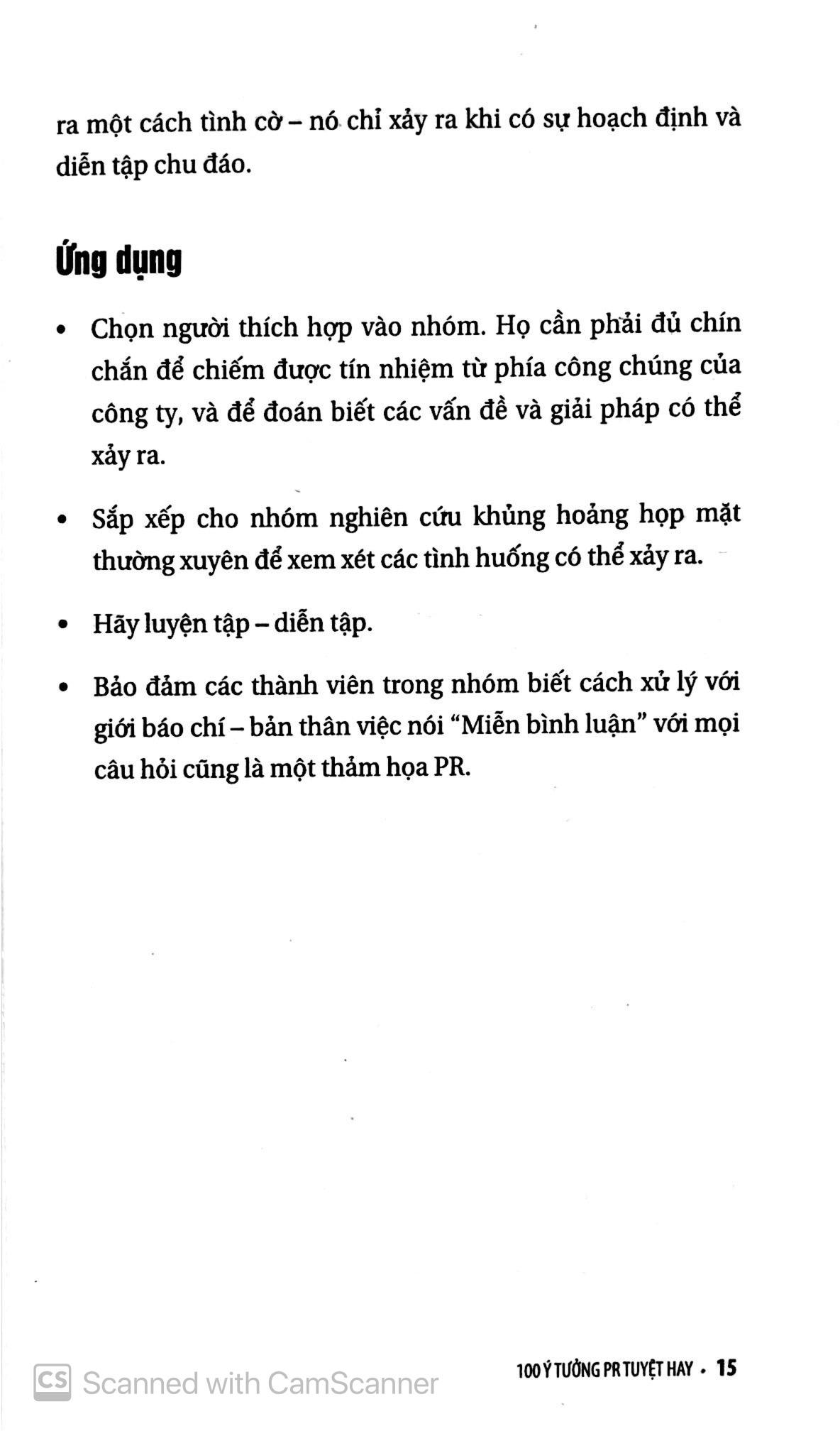 100 Ý Tưởng PR Tuyệt Hay