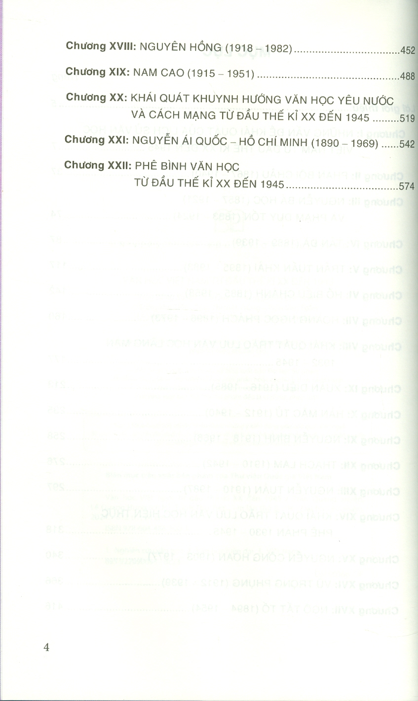 Văn Học Việt Nam Từ Đầu Thế Kỉ XX Đến 1945 (In lần thứ tám, có chỉnh lí, bổ sung) - Trần Đăng Suyền, Lê Quang Hưng (Đồng chủ biên)