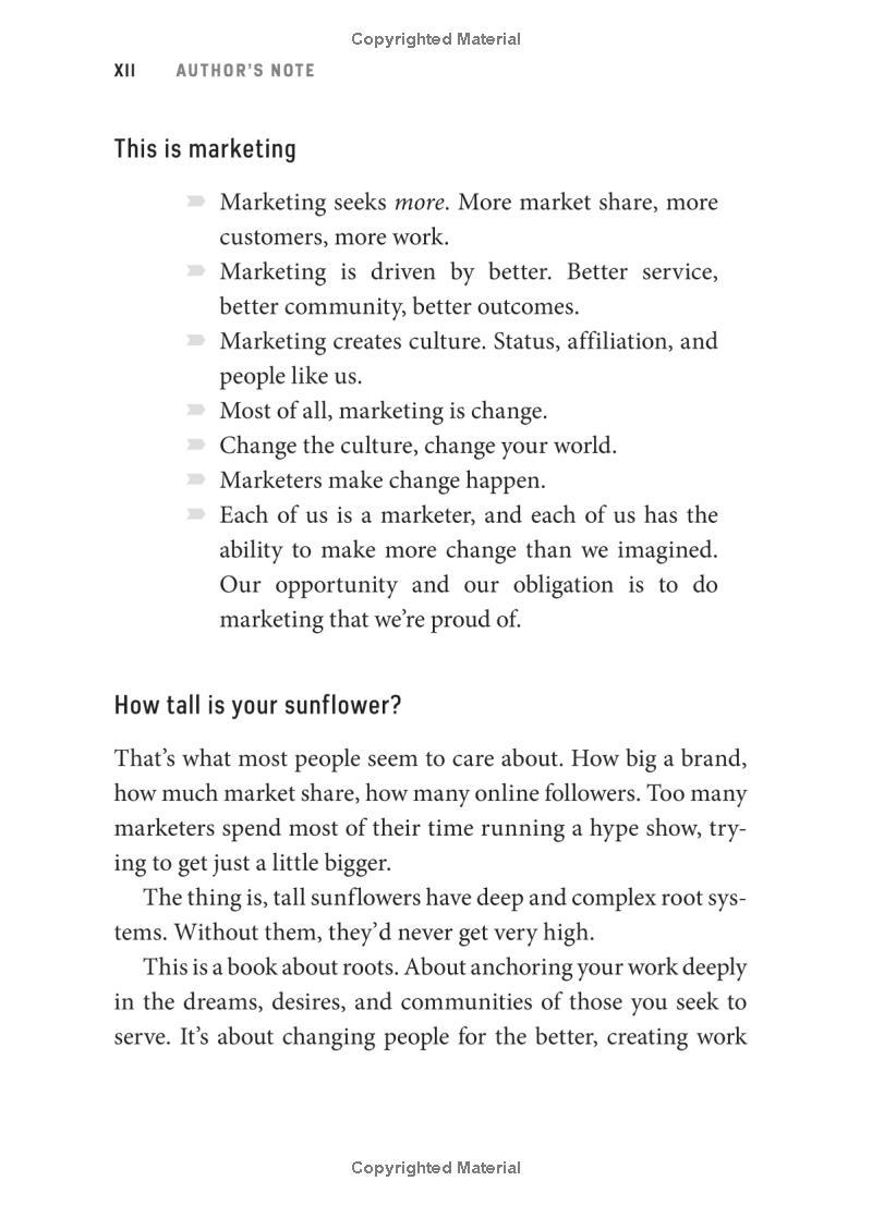 This Is Marketing : You Can