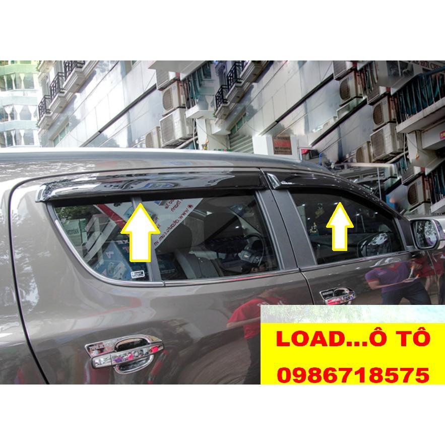 Vè Che Mưa Xe Chevrolet Trailblazer Hàng Nhựa Đen ABS Cao Cấp