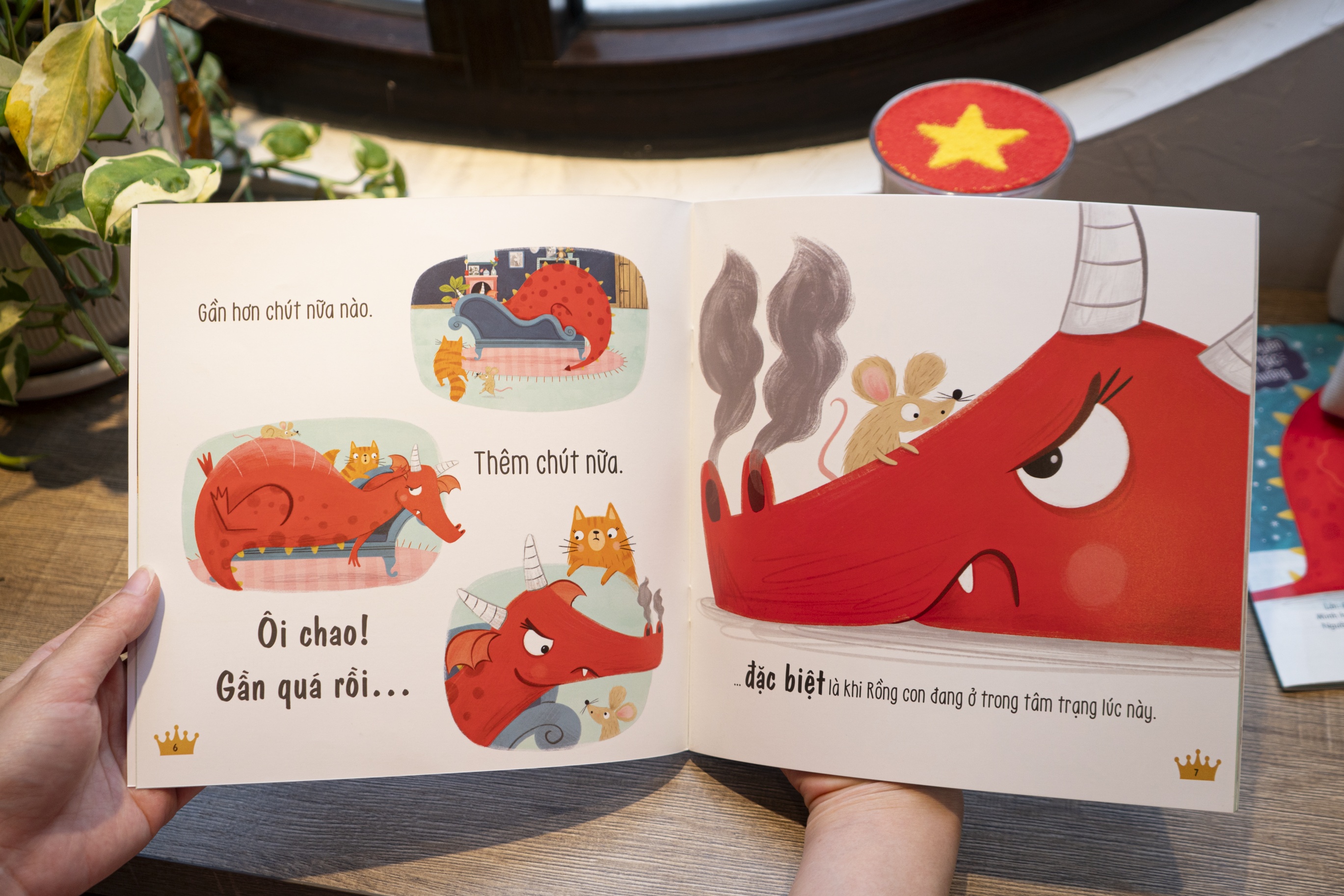 Sách - Sách kể chuyện tương tác tình huống – Truyện kể về Rồng con - Đinh Tị Books