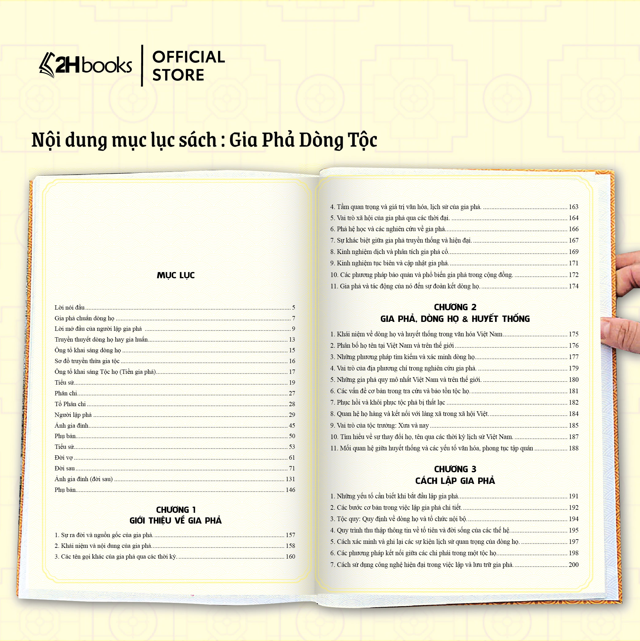 Sách Gia phả dòng tộc bìa cứng , tặng kèm Văn khấn dòng tộc, Ths Nguyễn Mạnh Linh, 2HBooks
