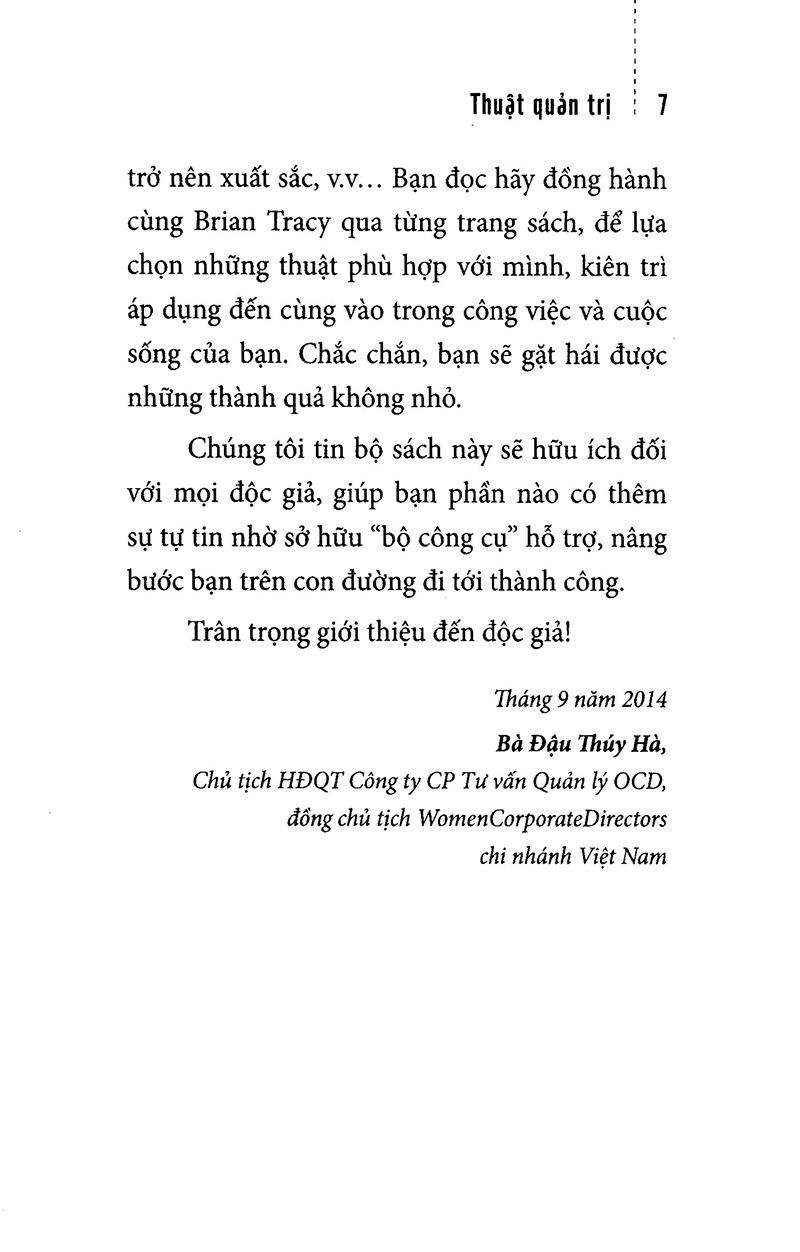 Thuật Quản Trị (Tái Bản 2024)