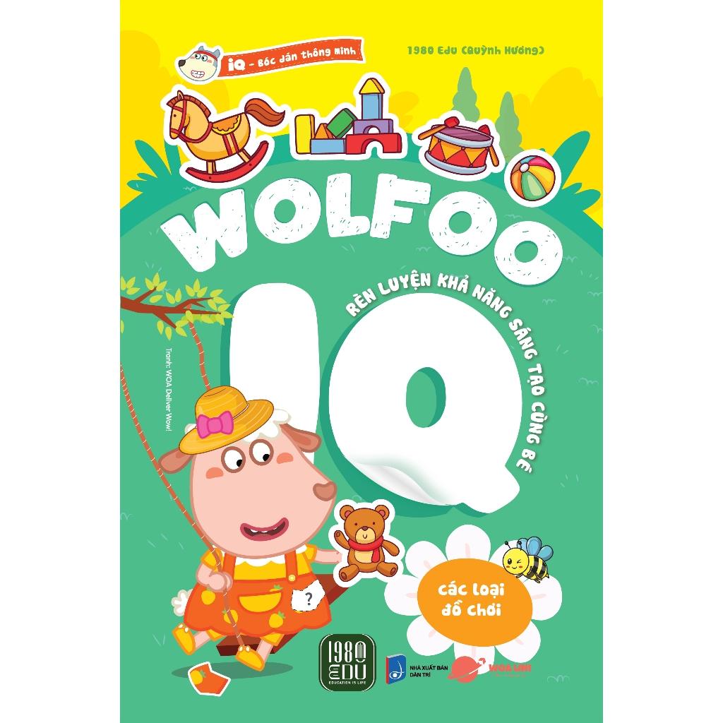 Sách - Combo 6 Cuốn WOLFOO IQ Rèn Luyện Khả Năng Sáng Tạo Cùng Bé