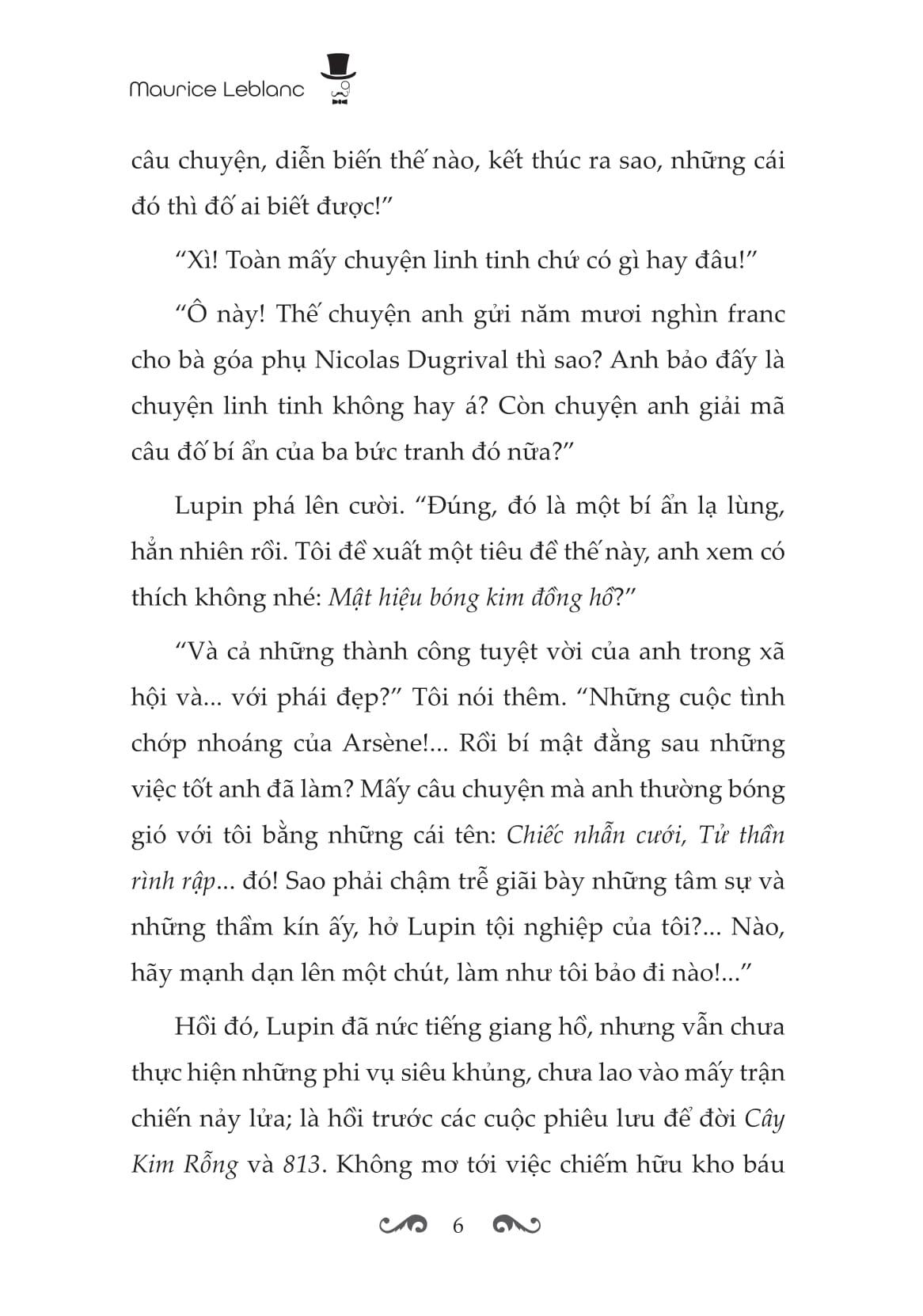 Arsène Lupin - Siêu Trộm Hào Hoa - Lời Thú Tội