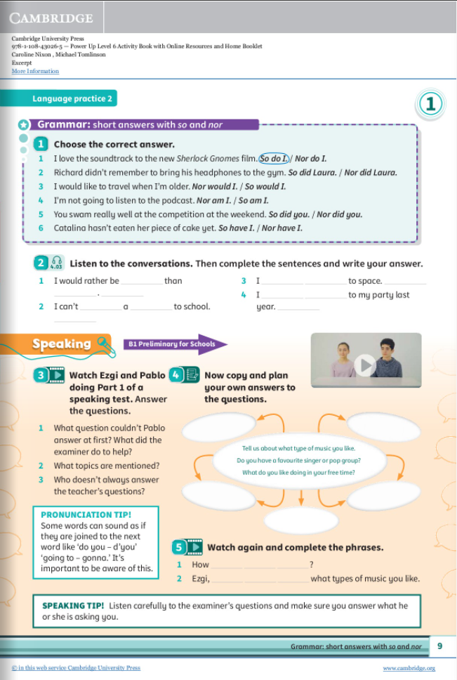 Power Up Level 6 Activity Book With Online Resources And Home Booklet