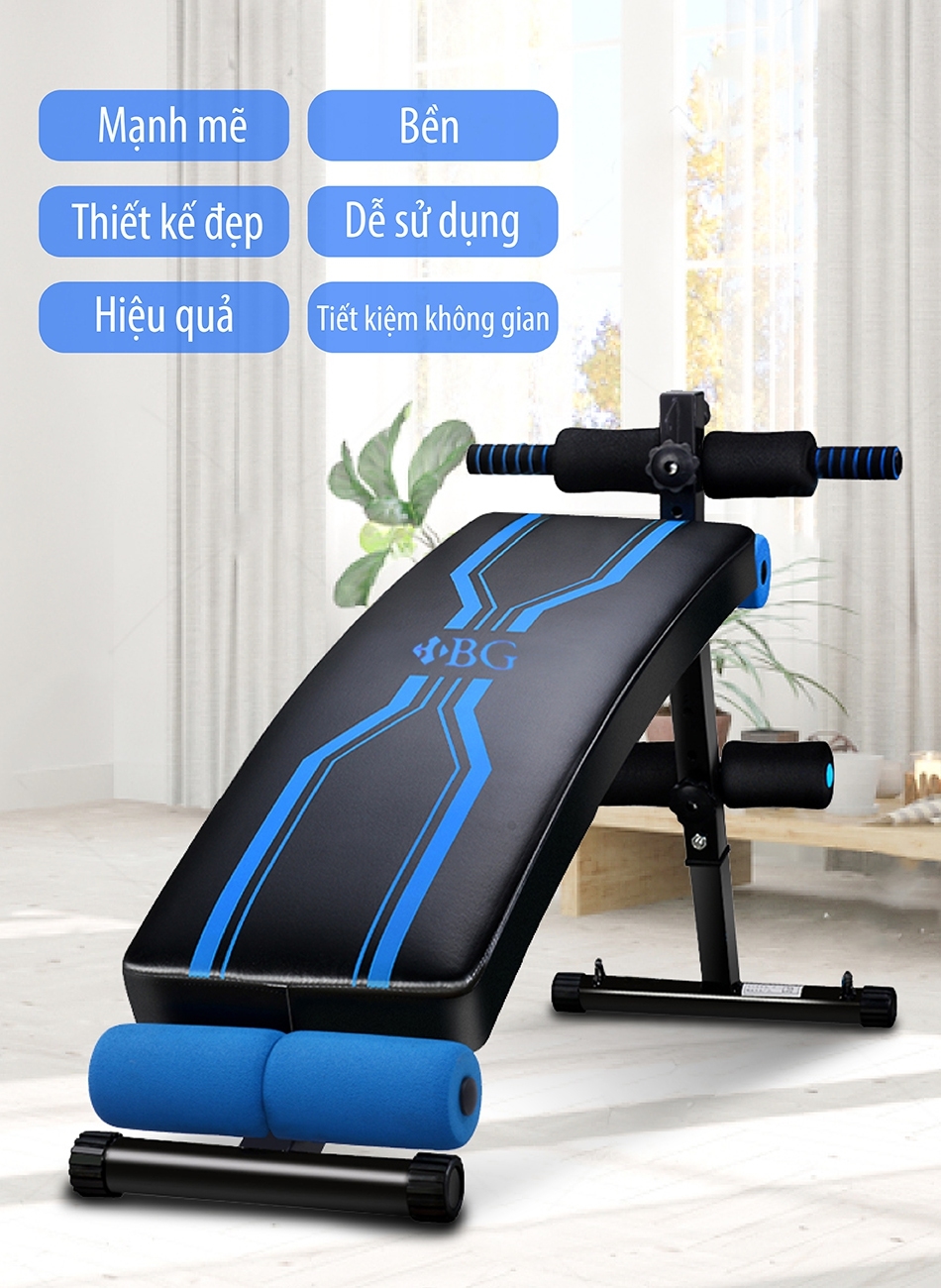 BG Ghế tập bụng ALL MODEL - Máy tập thể dục, thể hình, tập gym đa năng phù hợp cho cả nam và nữ