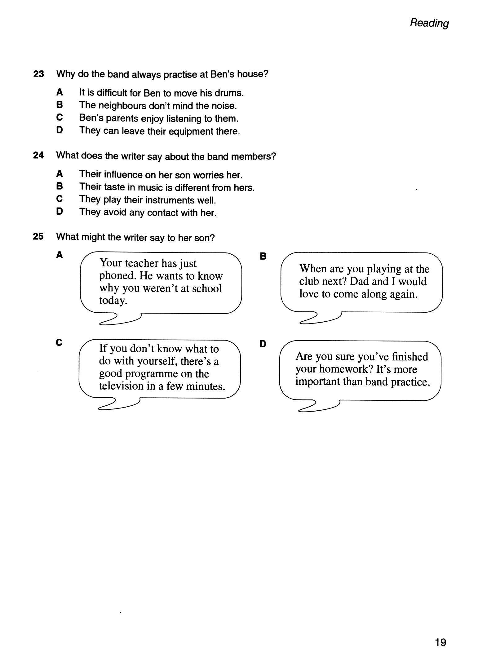 Cambridge Preliminary English Test 6 Student
